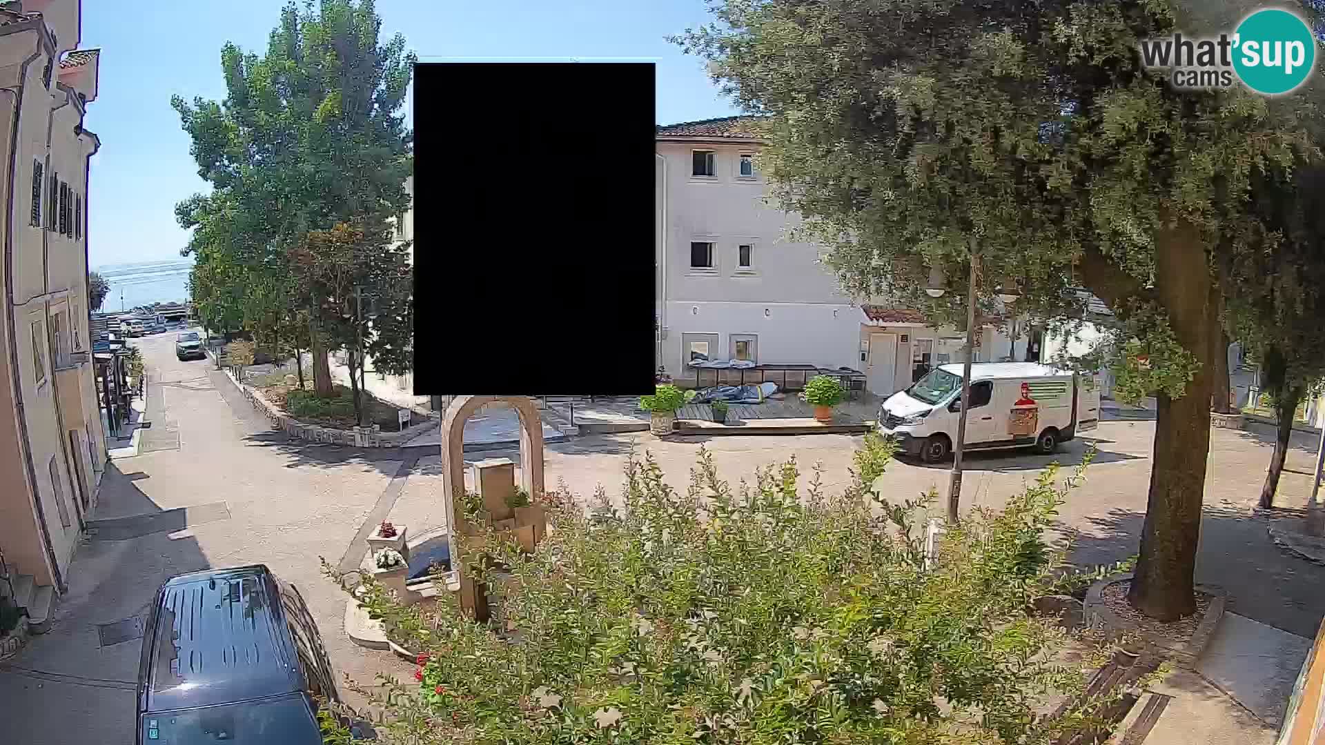 Webcam centre de Mošćenička Draga – Vue en direct du centre-ville