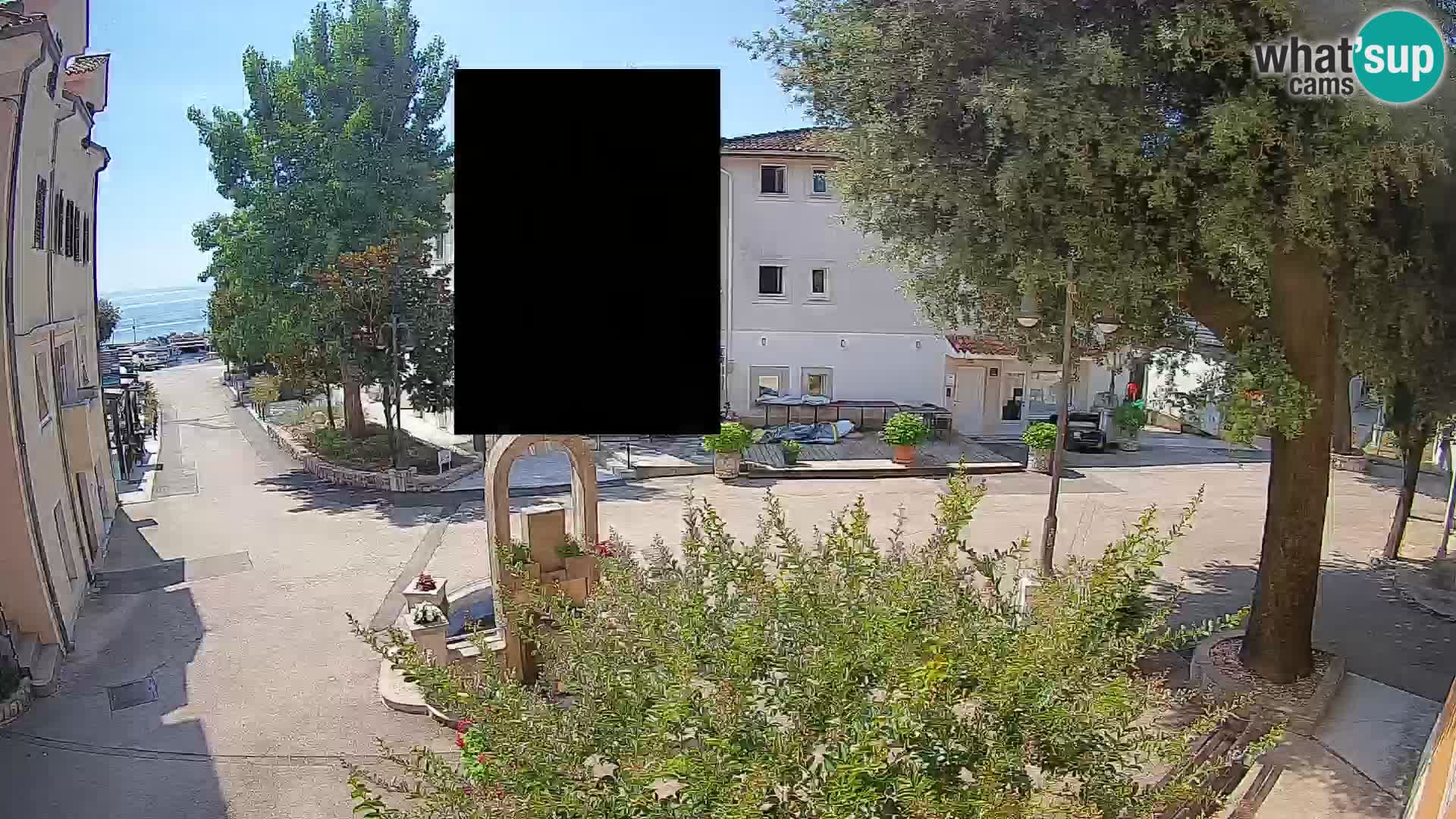 Webcam Mošćenička Draga Zentrum – Liveblick auf das Ortszentrum