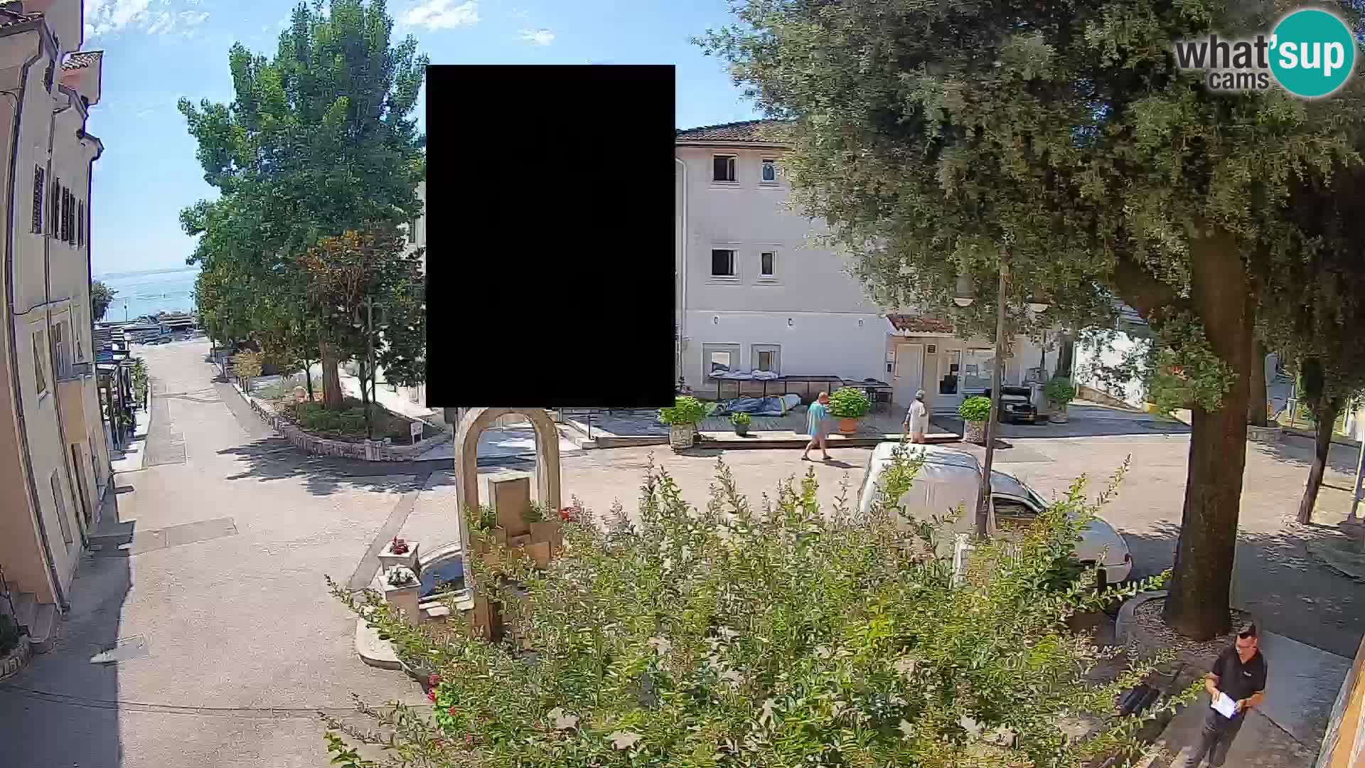 Webcam Mošćenička Draga Center – Live View of the Town Center