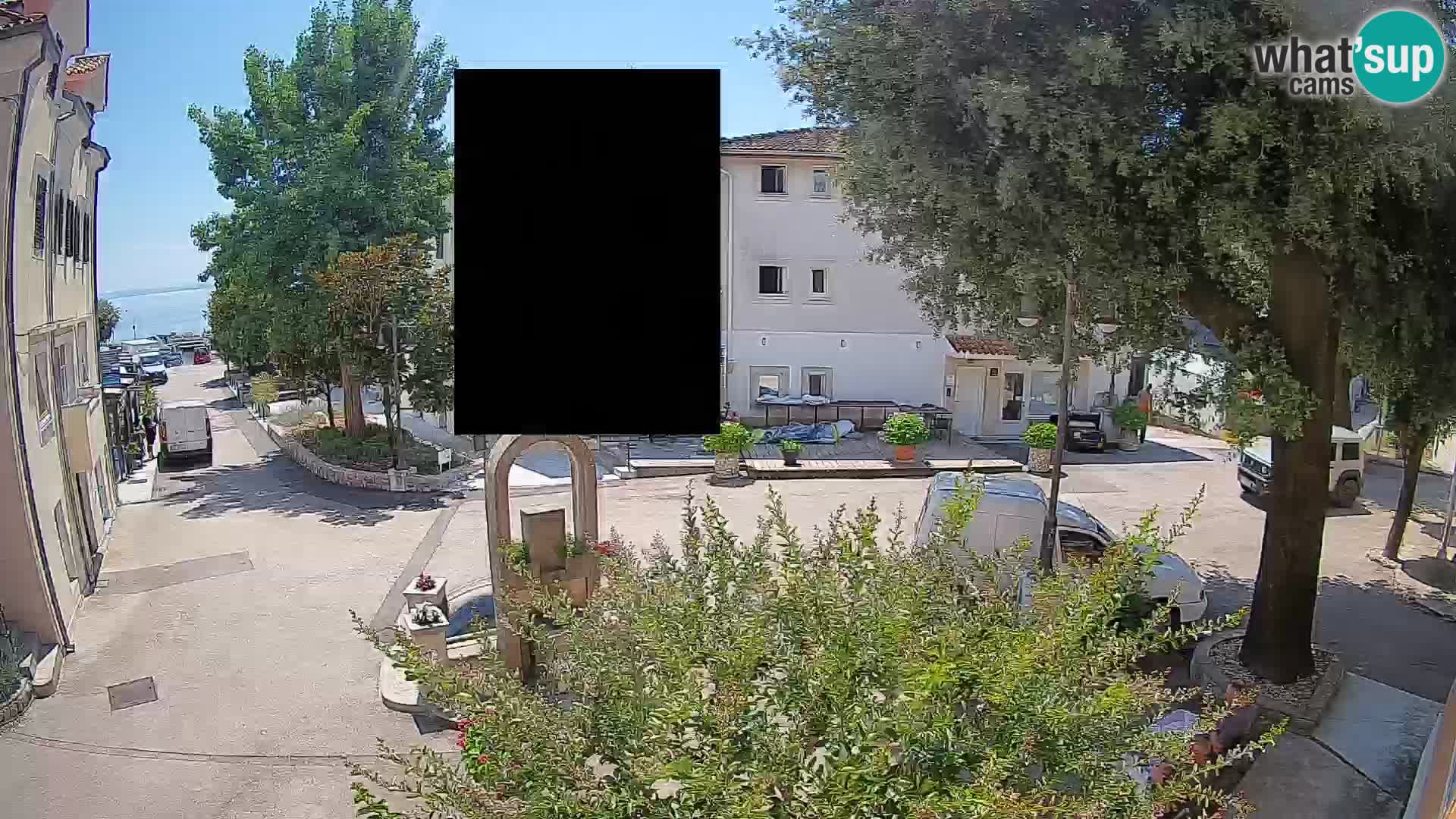 Webcam Centre de Mošćenička Draga – Vue en direct du centre-ville
