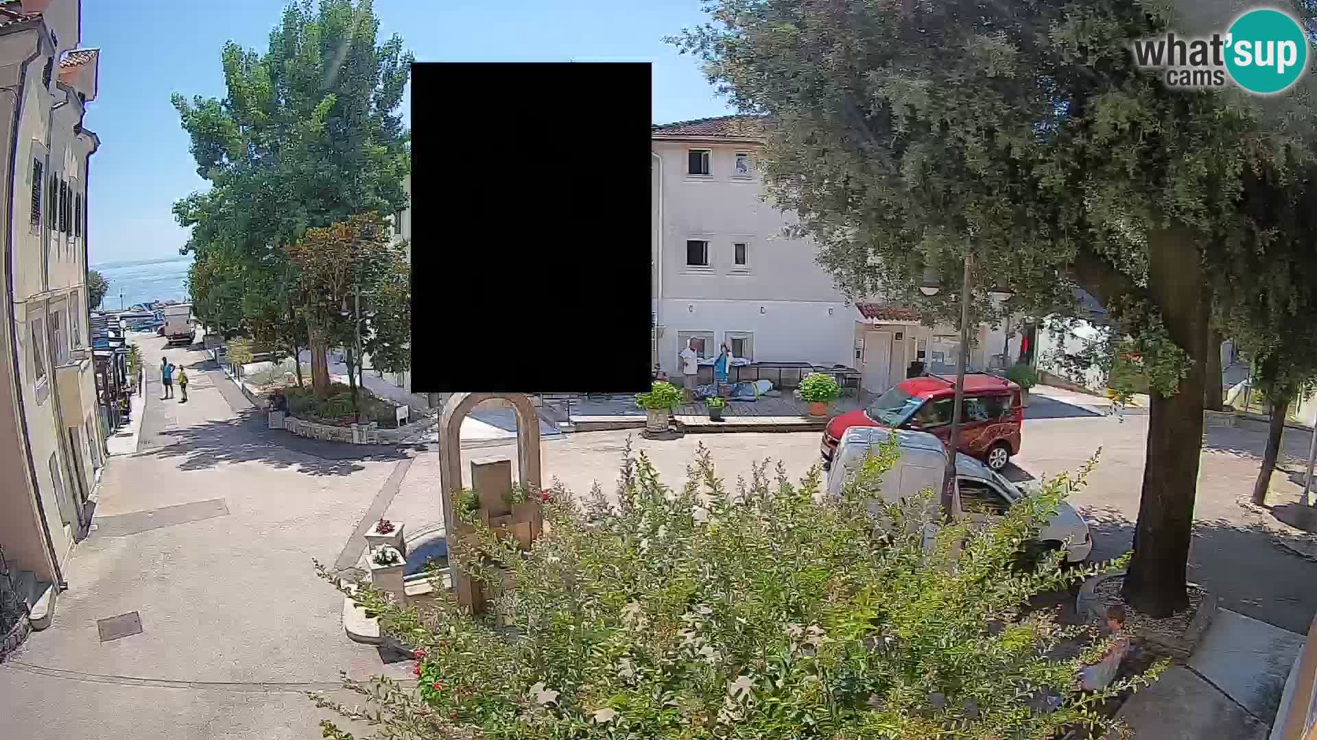 Webcam Mošćenička Draga Zentrum – Liveblick auf das Ortszentrum