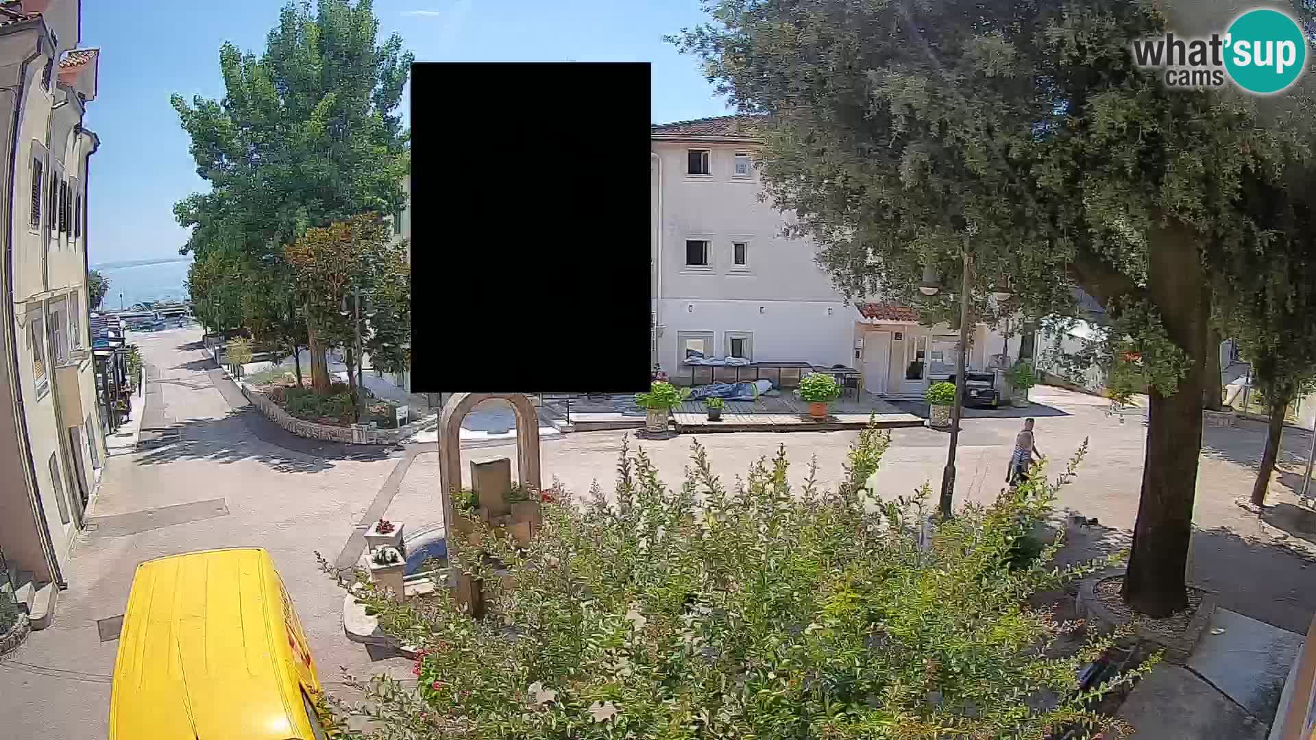 Webcam Centre de Mošćenička Draga – Vue en direct du centre-ville