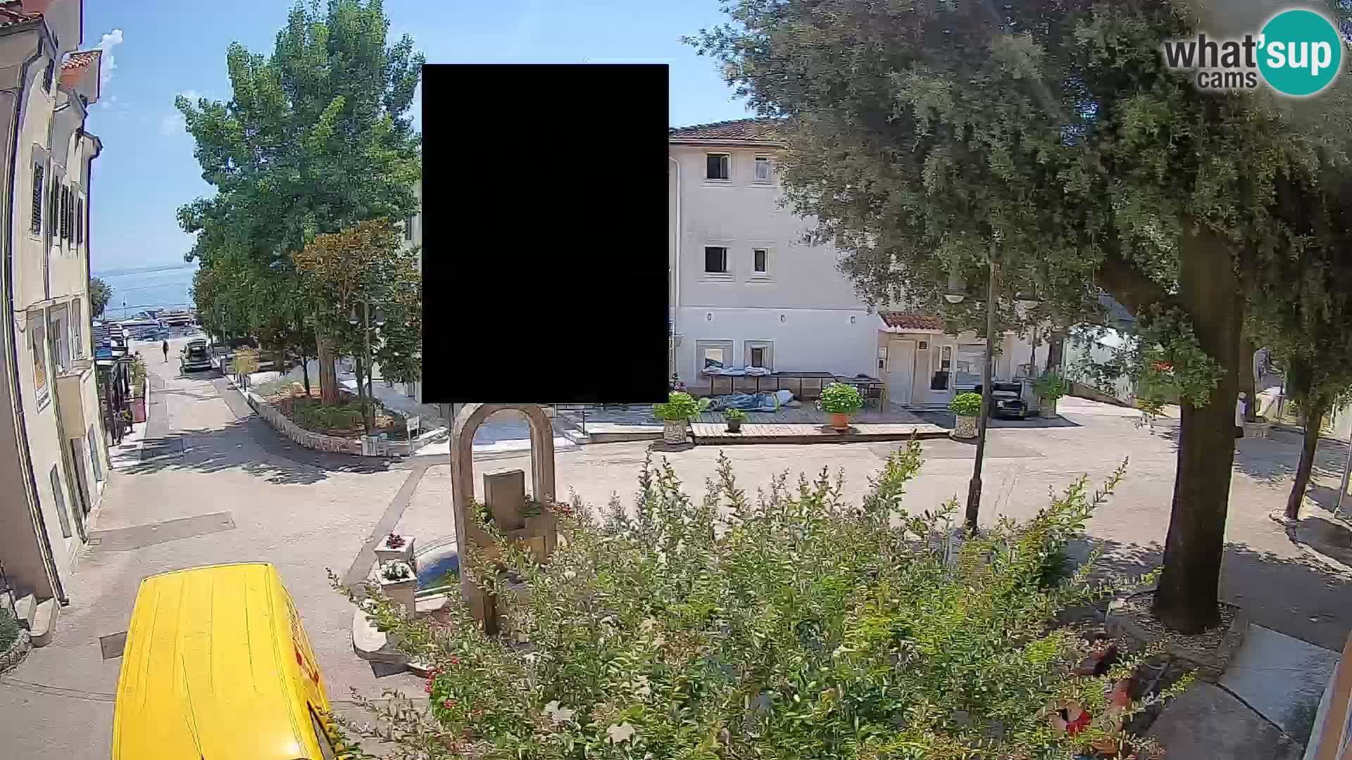 Webcam centre de Mošćenička Draga – Vue en direct du centre-ville