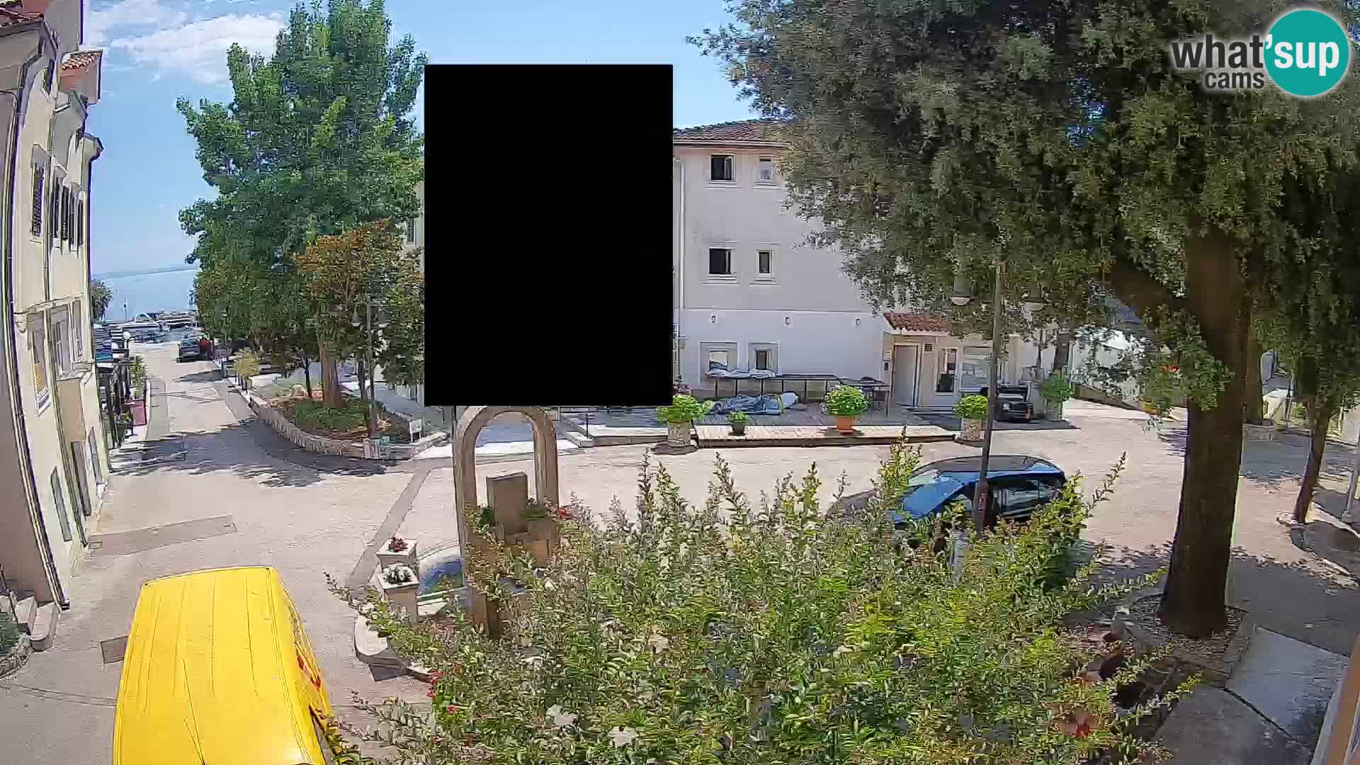 Webcam Mošćenička Draga Center – Live View of the Town Center