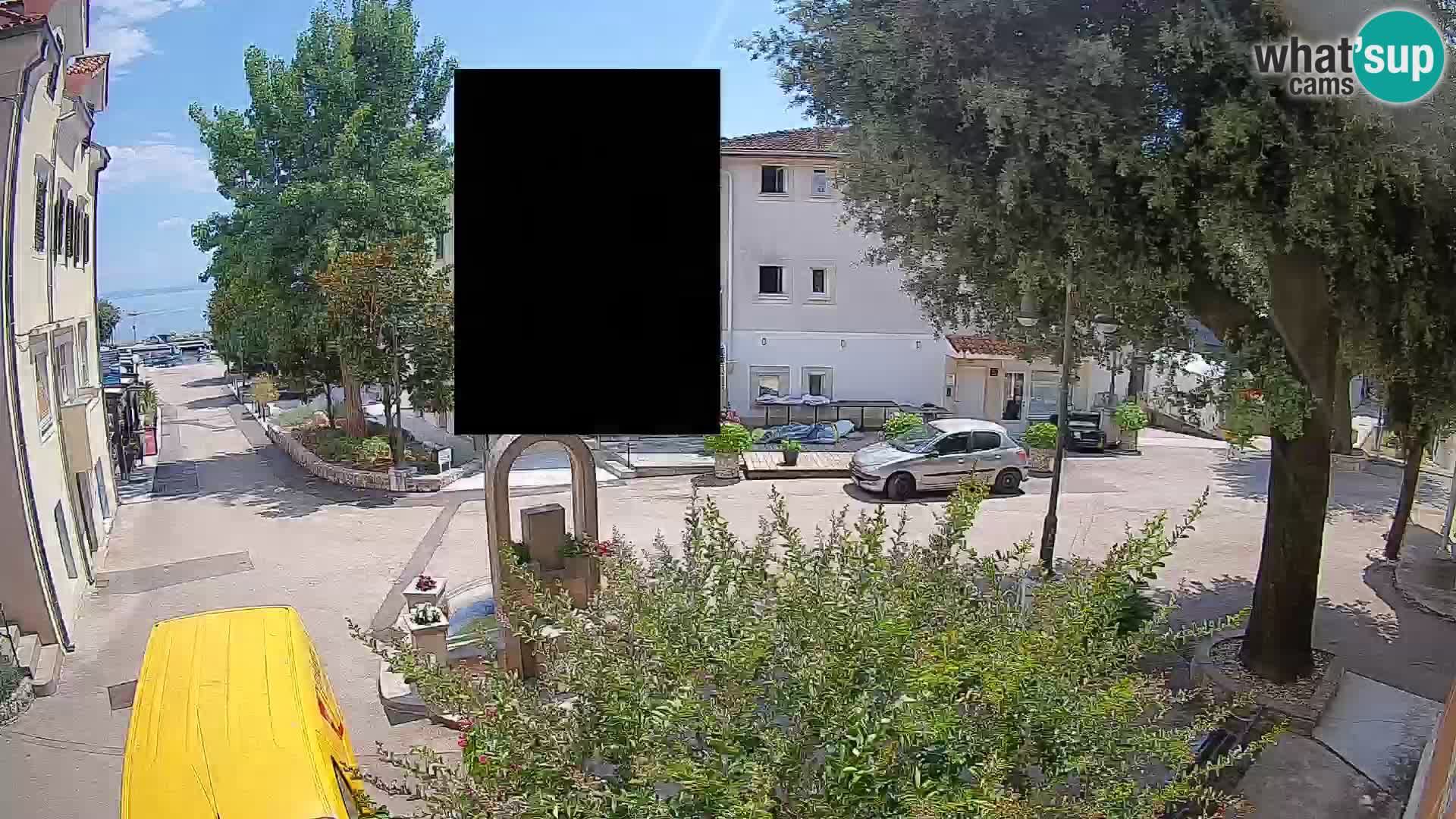 Webcam centre de Mošćenička Draga – Vue en direct du centre-ville