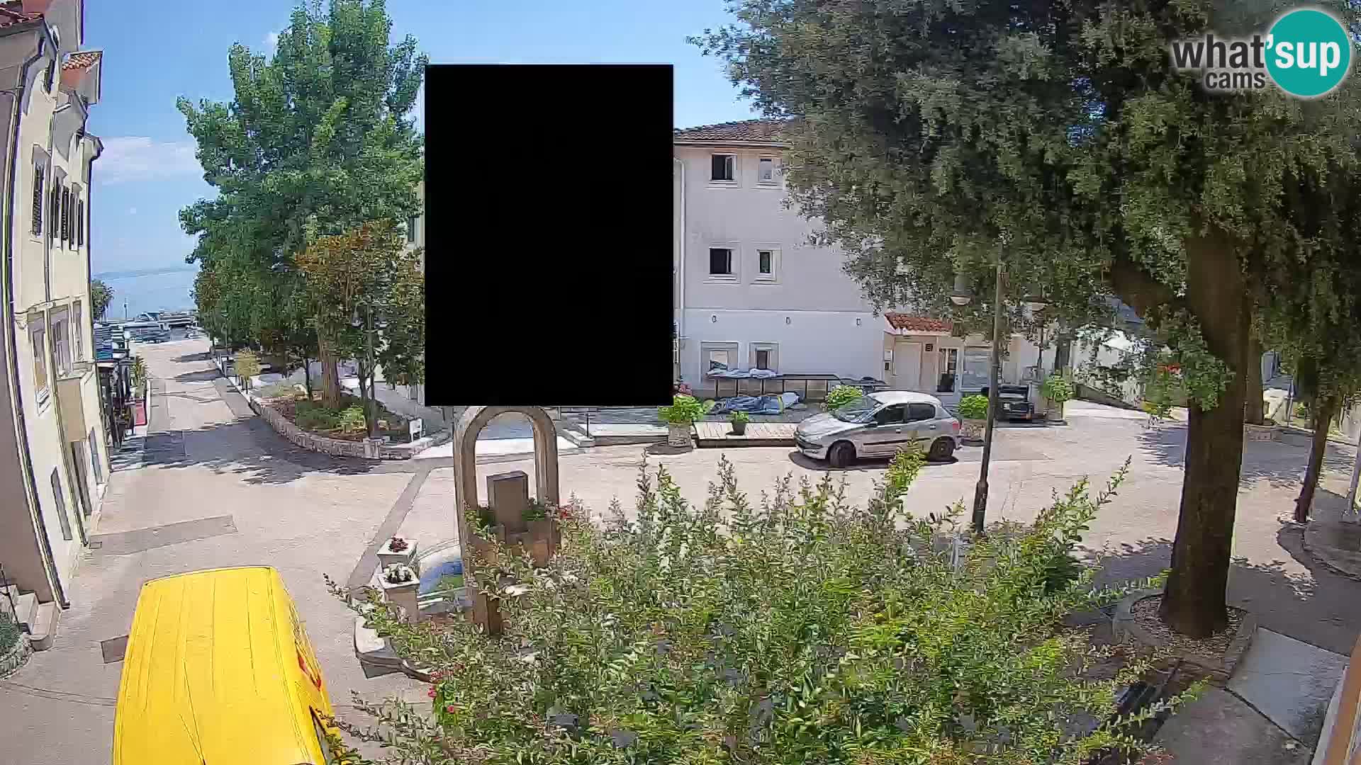 Webcam centre de Mošćenička Draga – Vue en direct du centre-ville