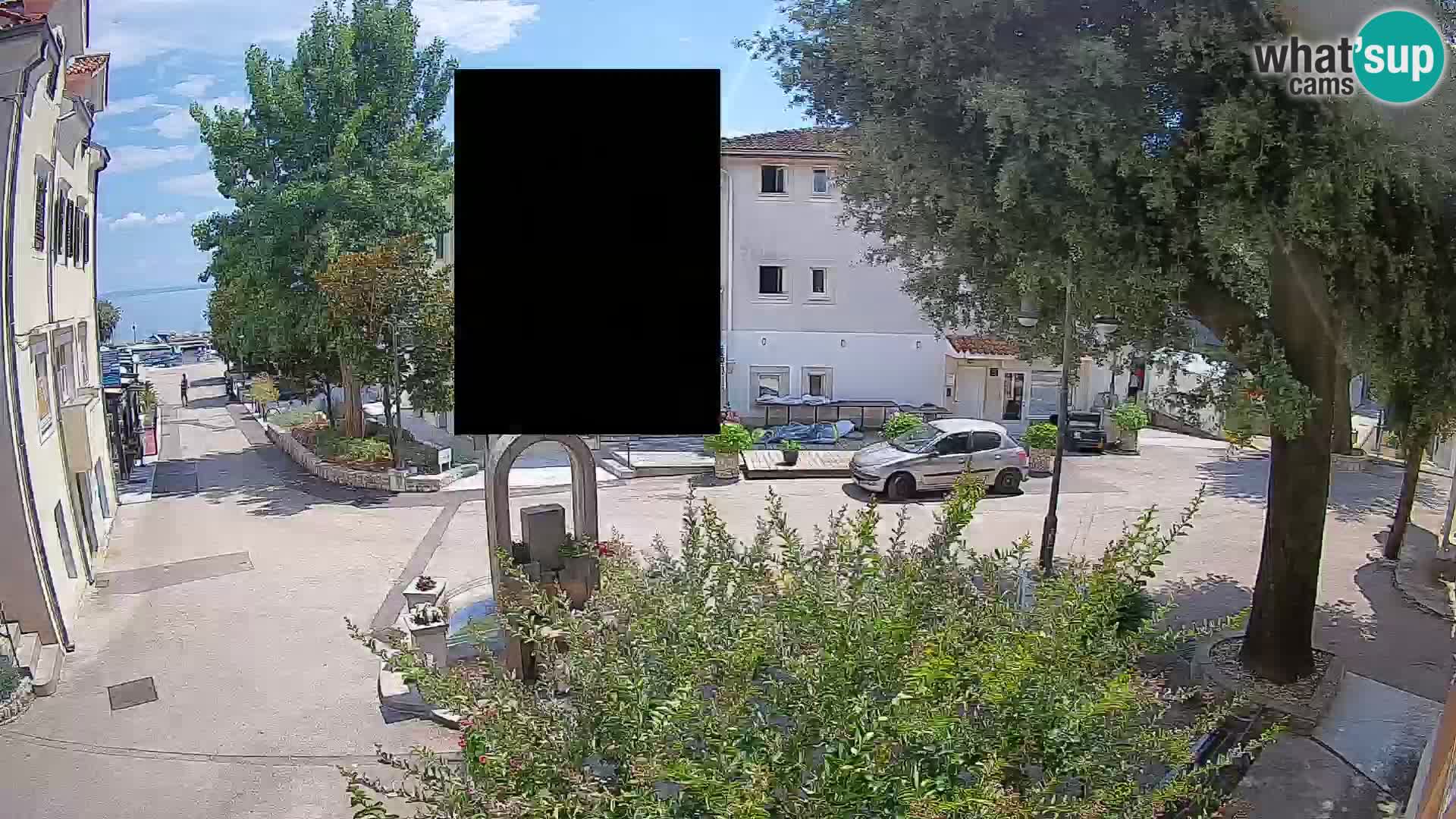 Webcam Centre de Mošćenička Draga – Vue en direct du centre-ville