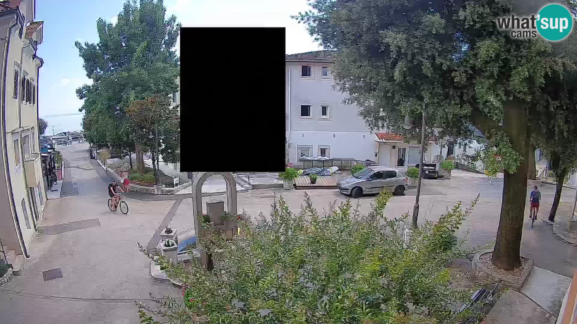 Webcam Mošćenička Draga Center – Live View of the Town Center