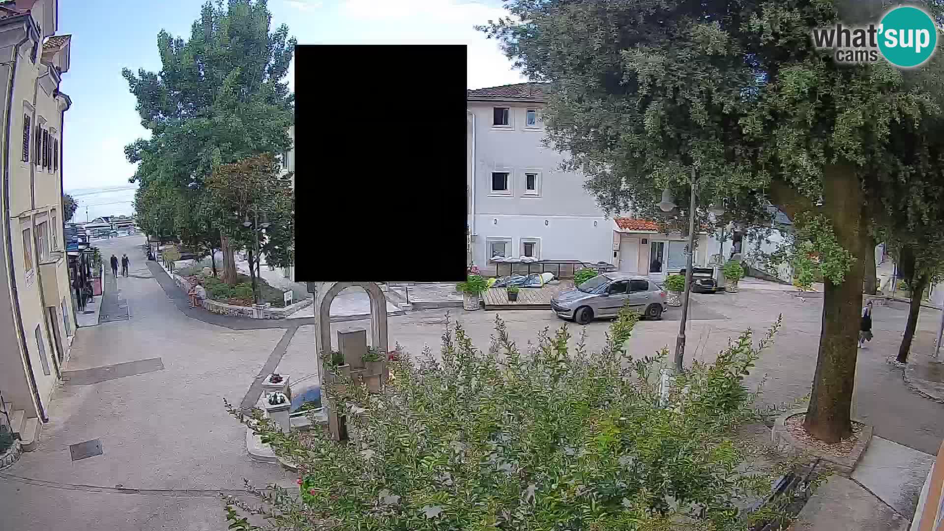 Webcam Centre de Mošćenička Draga – Vue en direct du centre-ville