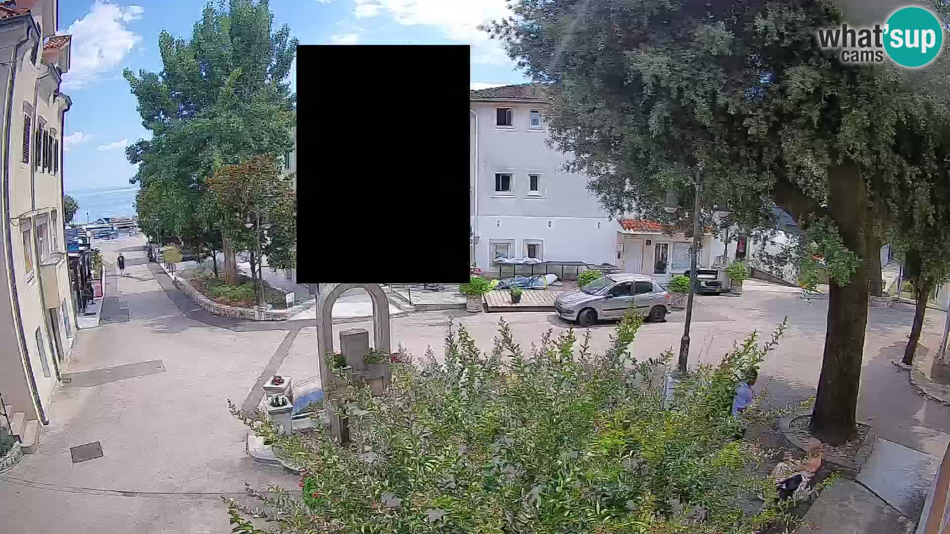Webcam centre de Mošćenička Draga – Vue en direct du centre-ville