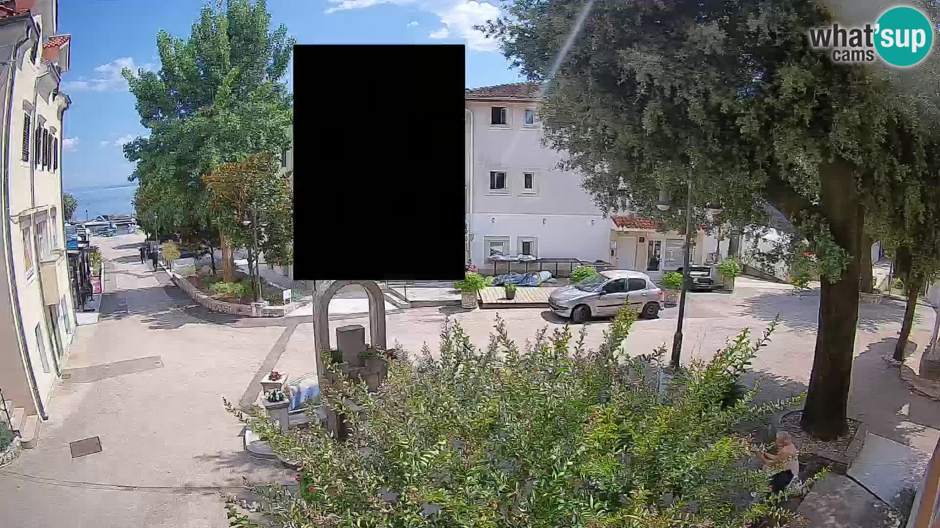 Webcam Mošćenička Draga Center – Live View of the Town Center