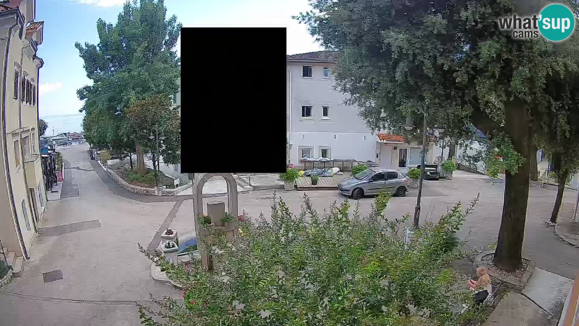 Webcam Mošćenička Draga Center – Live View of the Town Center