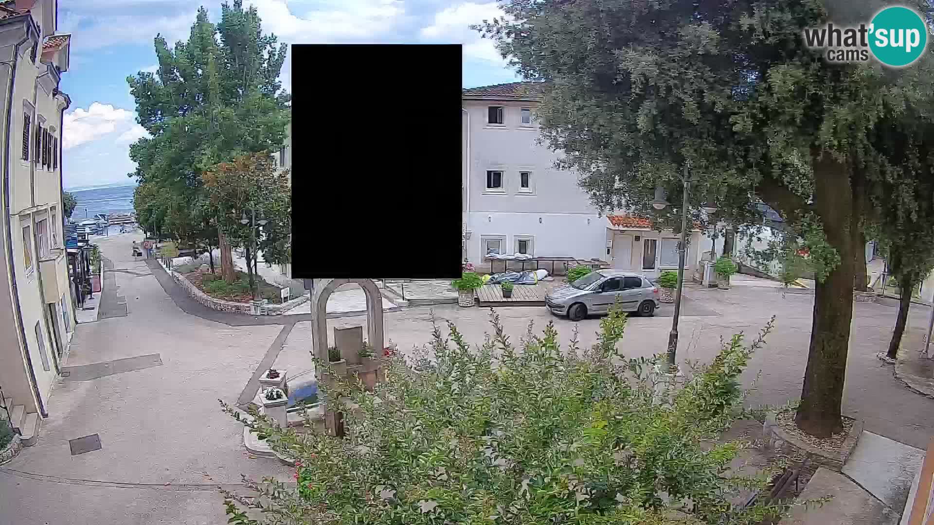 Webcam Mošćenička Draga Center – Live View of the Town Center