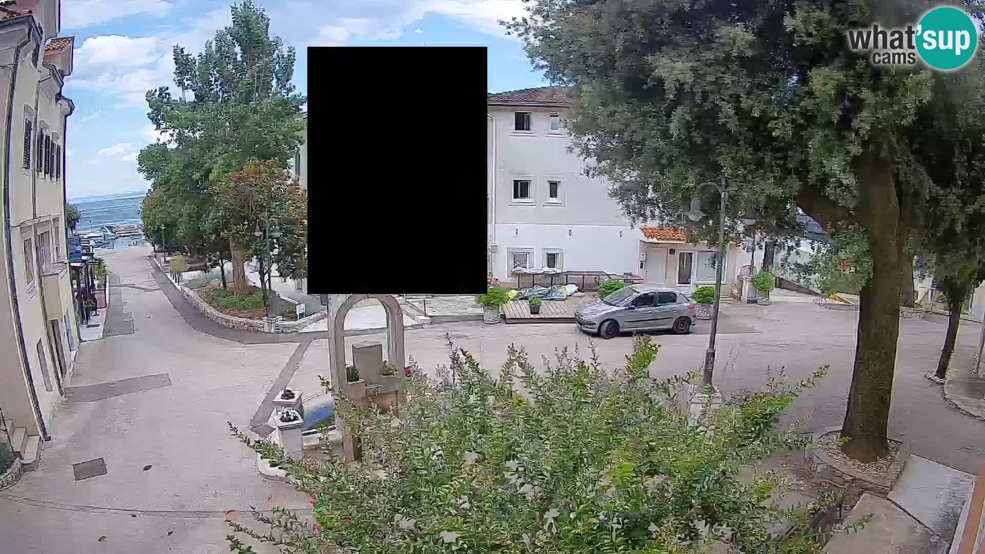 Webcam centre de Mošćenička Draga – Vue en direct du centre-ville
