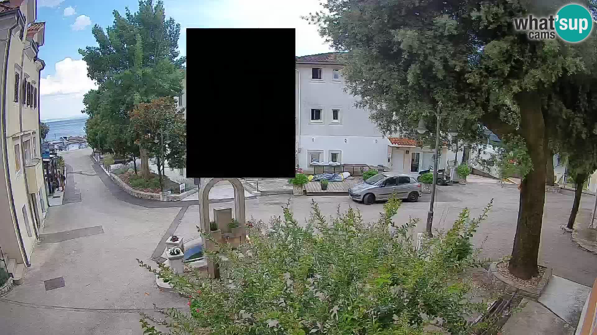 Webcam Centro Draga di Moschiena – Vista live sul centro