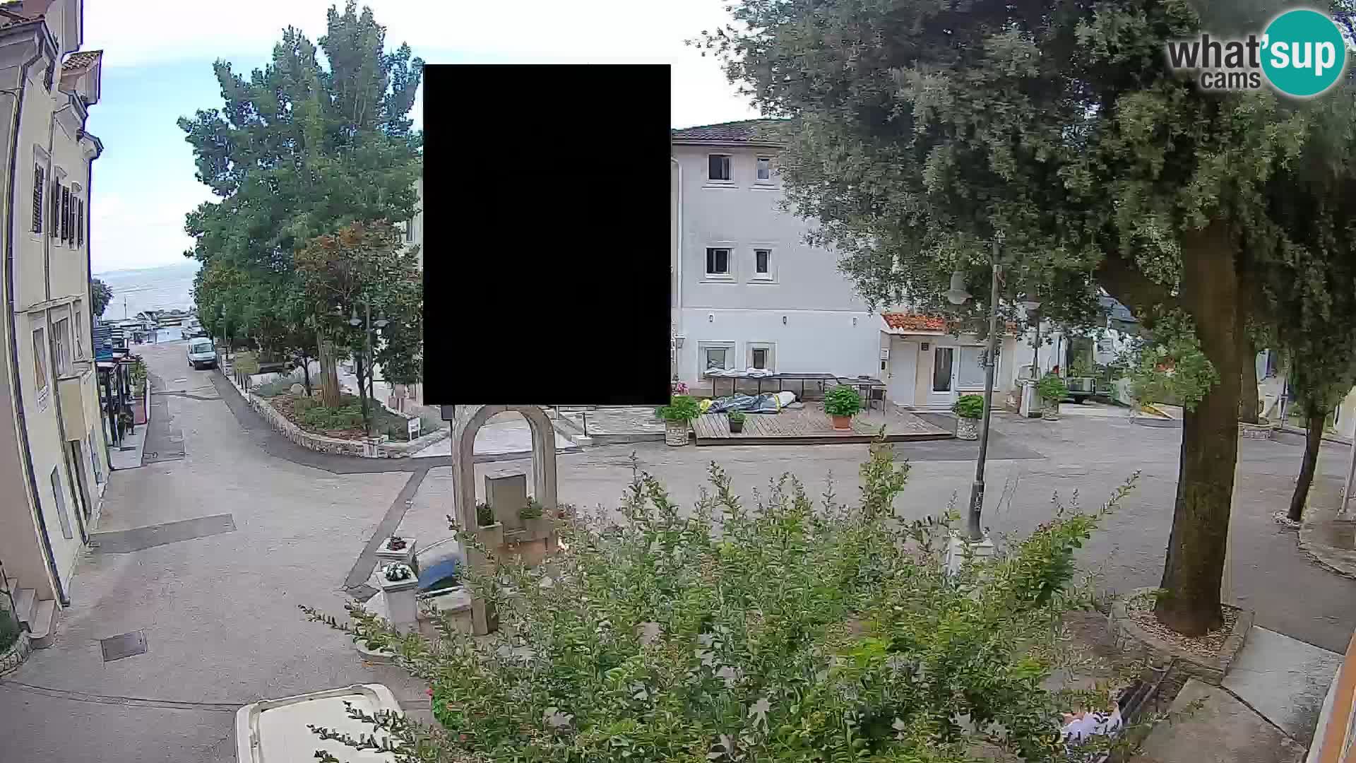 Webcam centre de Mošćenička Draga – Vue en direct du centre-ville