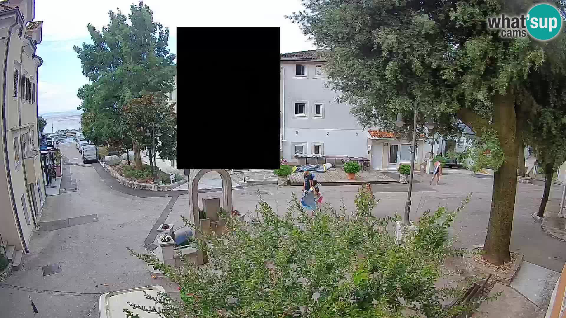 Webcam centre de Mošćenička Draga – Vue en direct du centre-ville