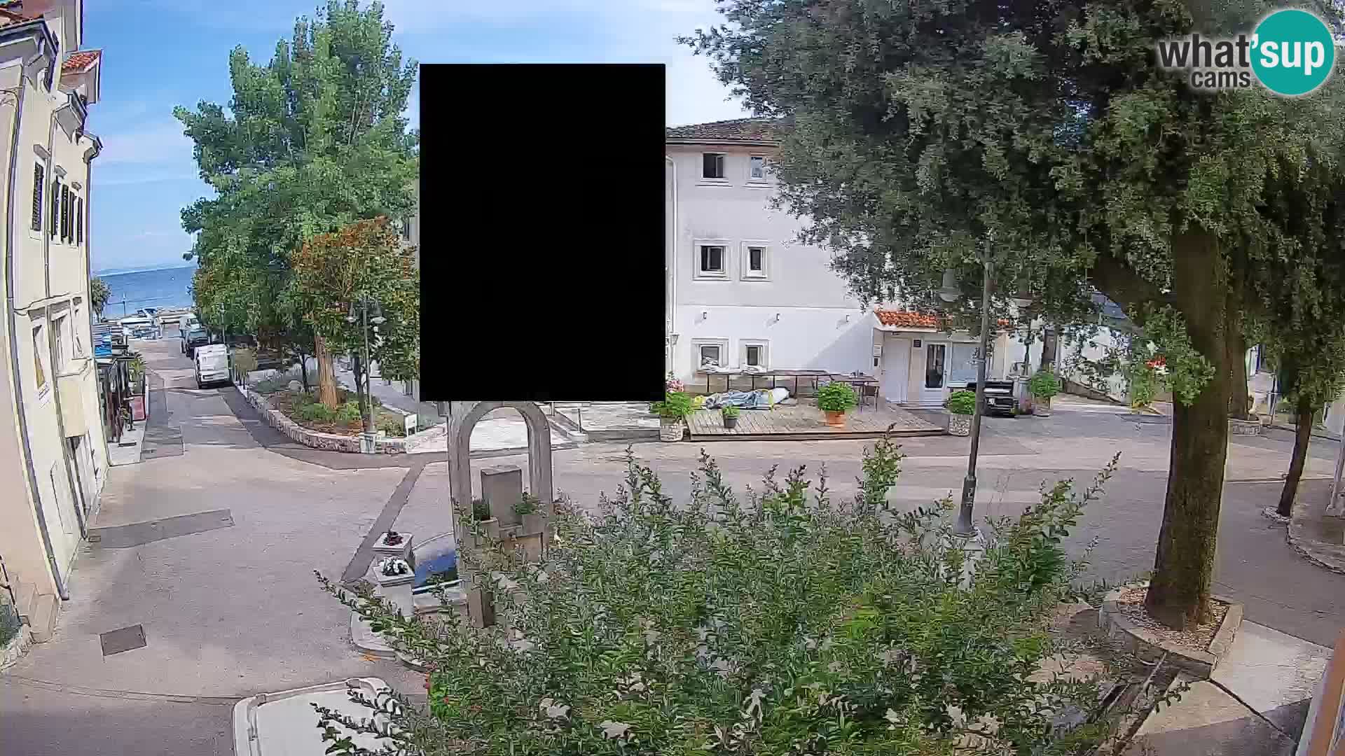 Webcam centre de Mošćenička Draga – Vue en direct du centre-ville