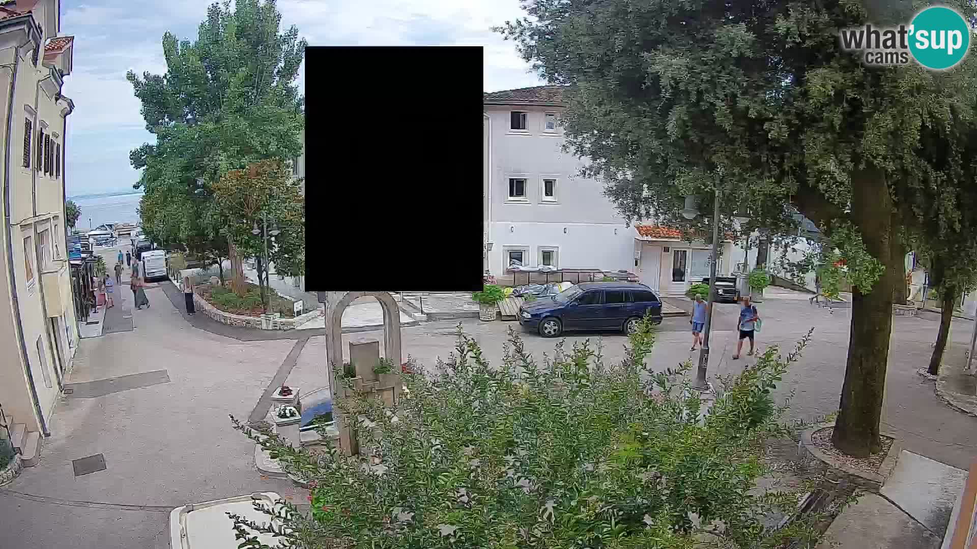 Webcam Centro Draga di Moschiena – Vista live sul centro