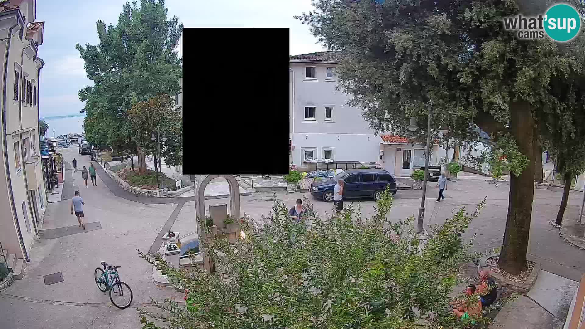 Webcam Centre de Mošćenička Draga – Vue en direct du centre-ville