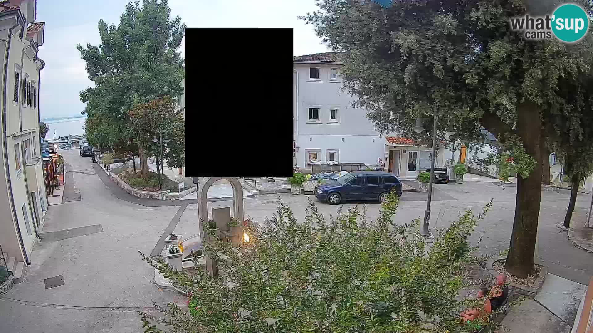 Webcam centre de Mošćenička Draga – Vue en direct du centre-ville