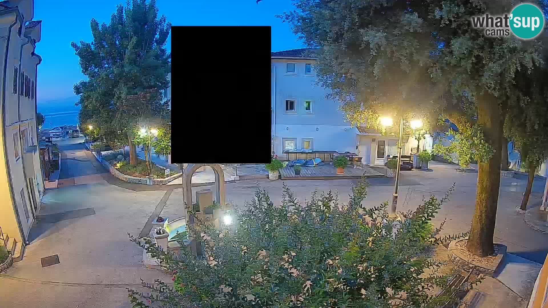 Webcam centre de Mošćenička Draga – Vue en direct du centre-ville
