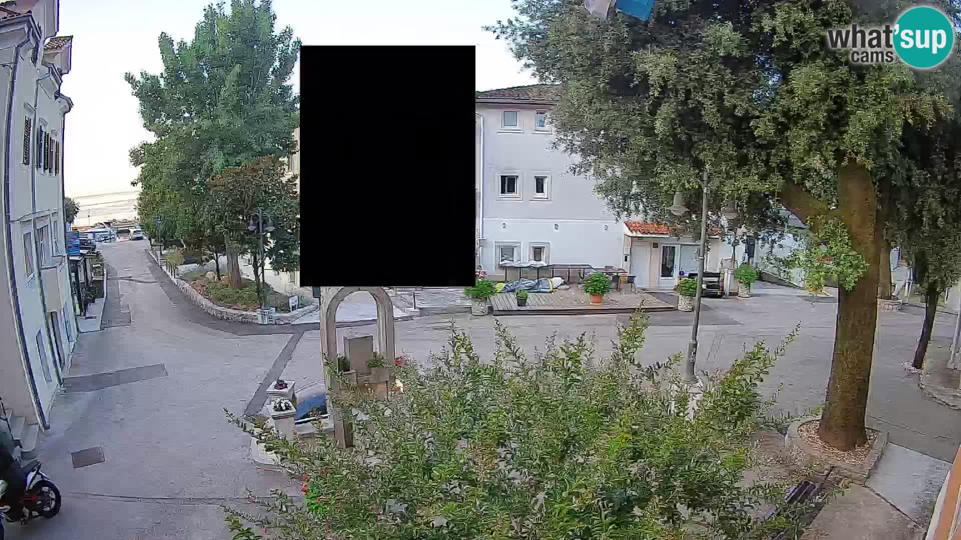 Webcam Mošćenička Draga Center – Live View of the Town Center