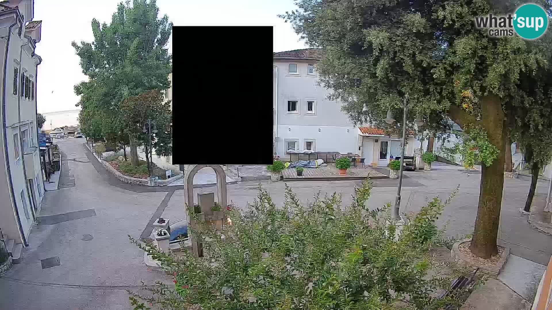 Webcam Mošćenička Draga Center – Live View of the Town Center