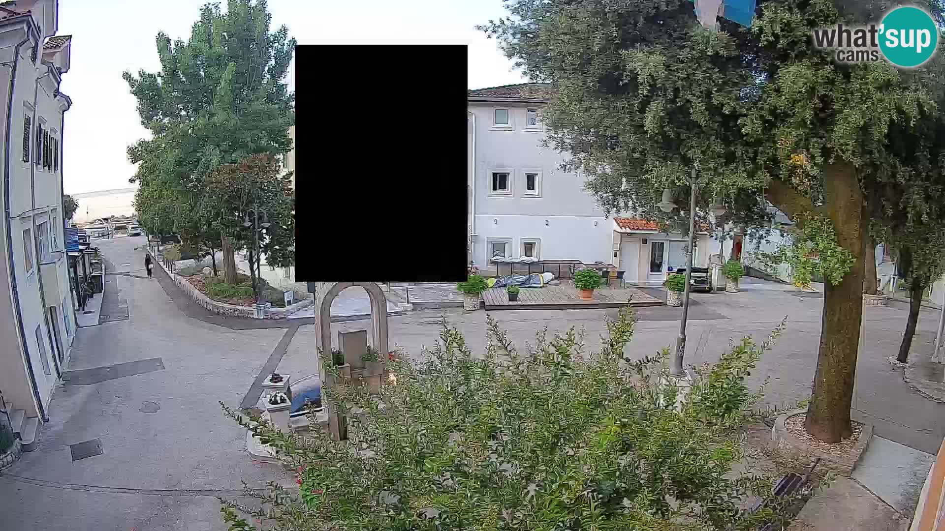 Webcam Centro Draga di Moschiena – Vista live sul centro
