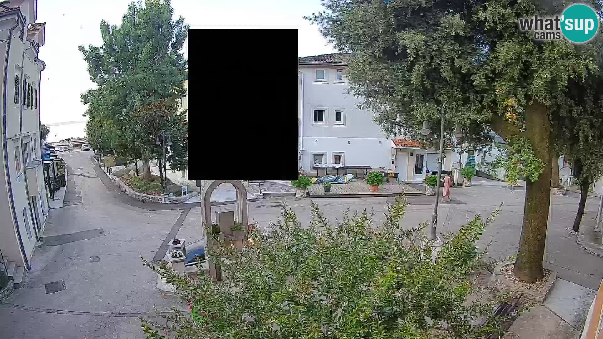 Webcam Mošćenička Draga Center – Live View of the Town Center