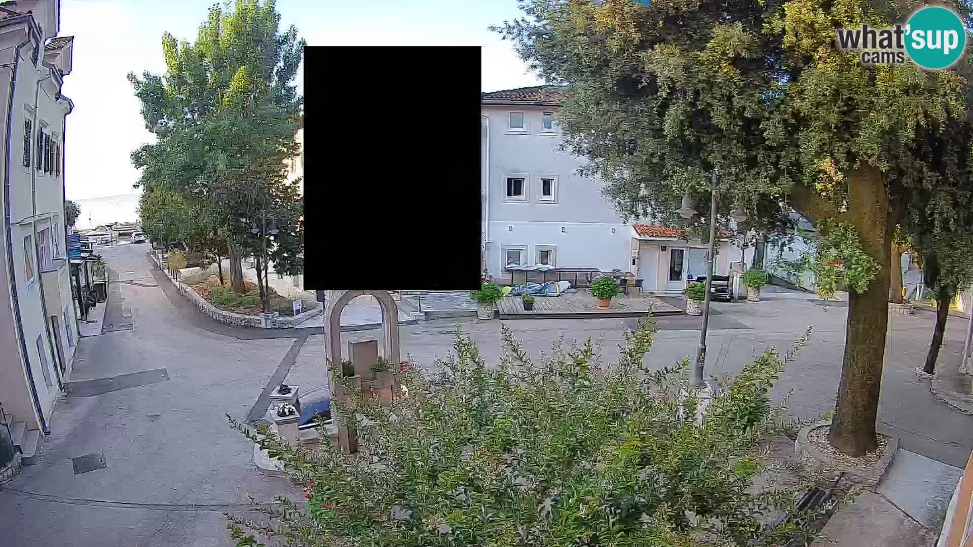 Webcam Centro Draga di Moschiena – Vista live sul centro