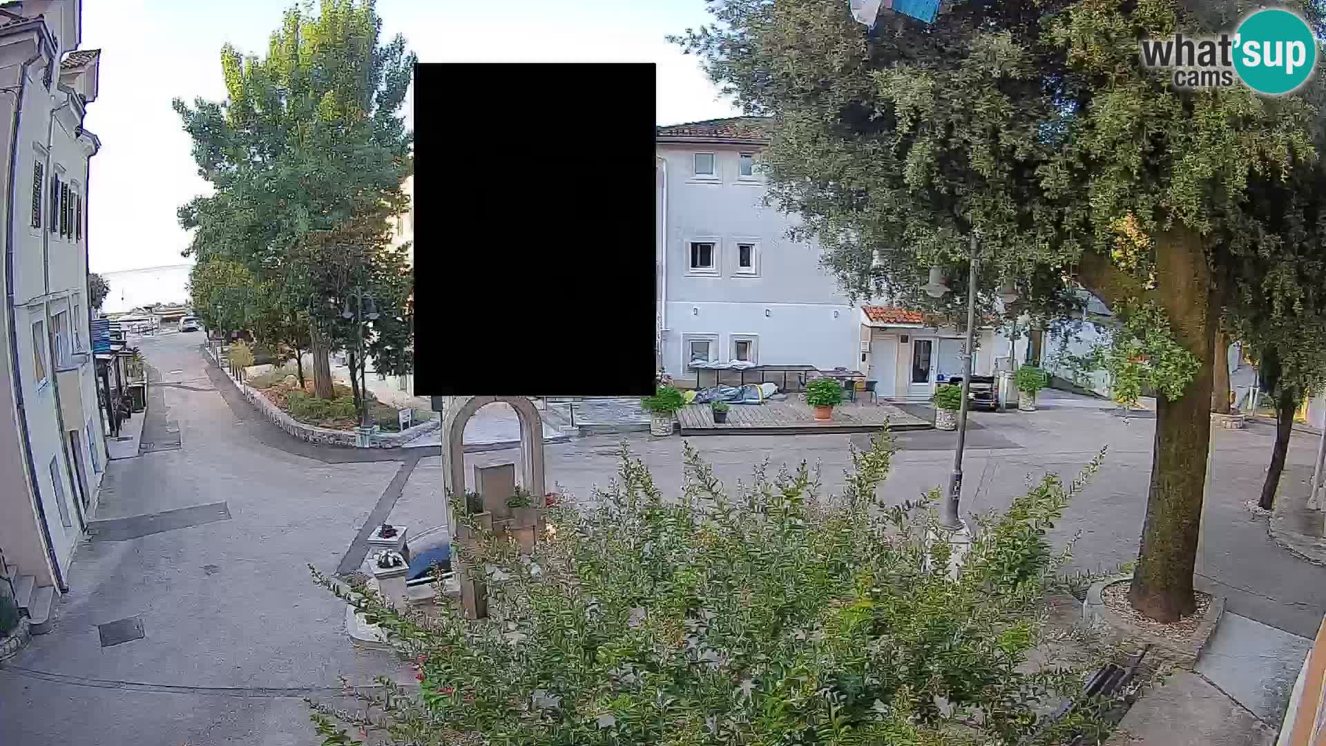 Webcam Centre de Mošćenička Draga – Vue en direct du centre-ville