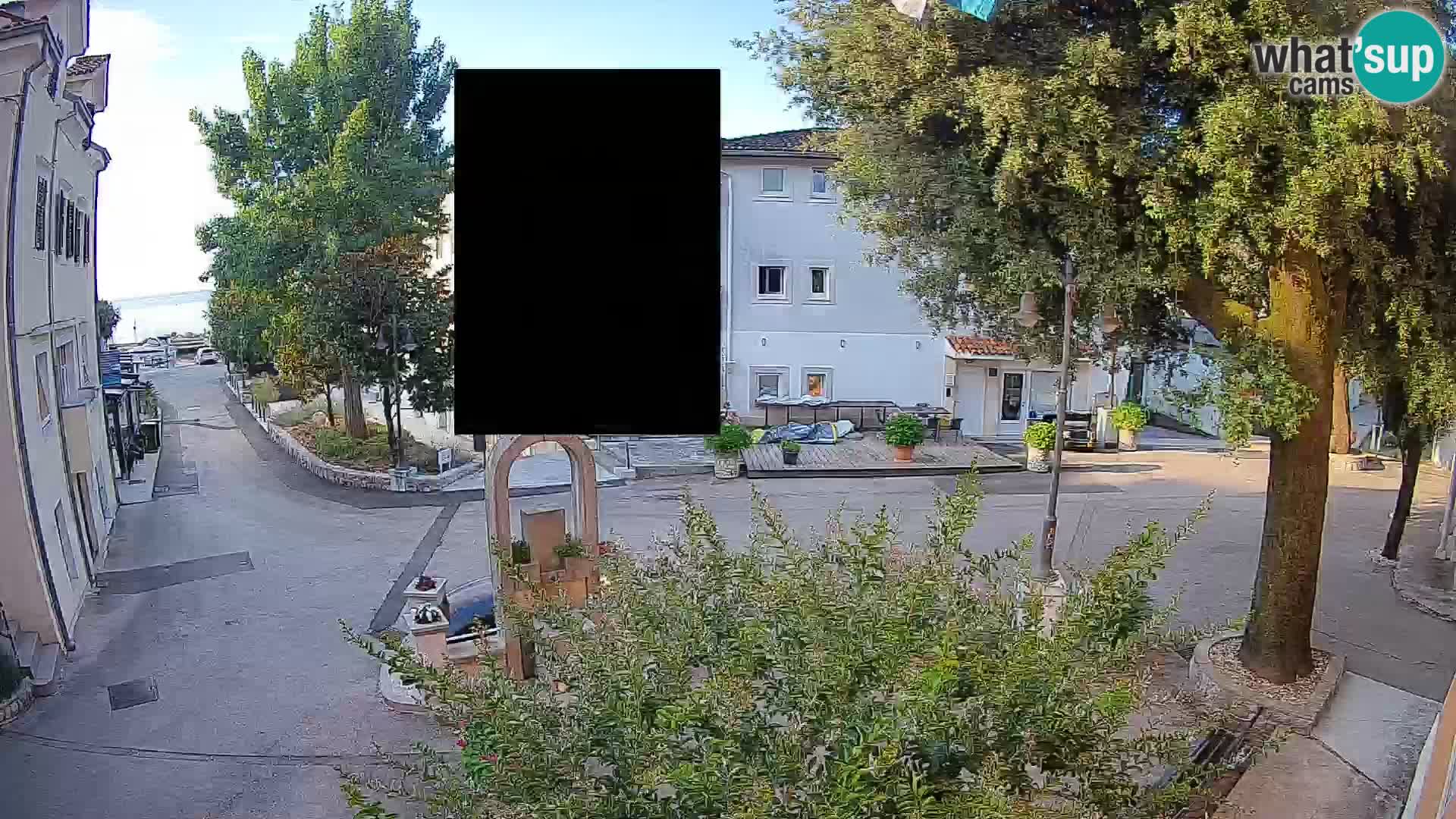Webcam Centre de Mošćenička Draga – Vue en direct du centre-ville