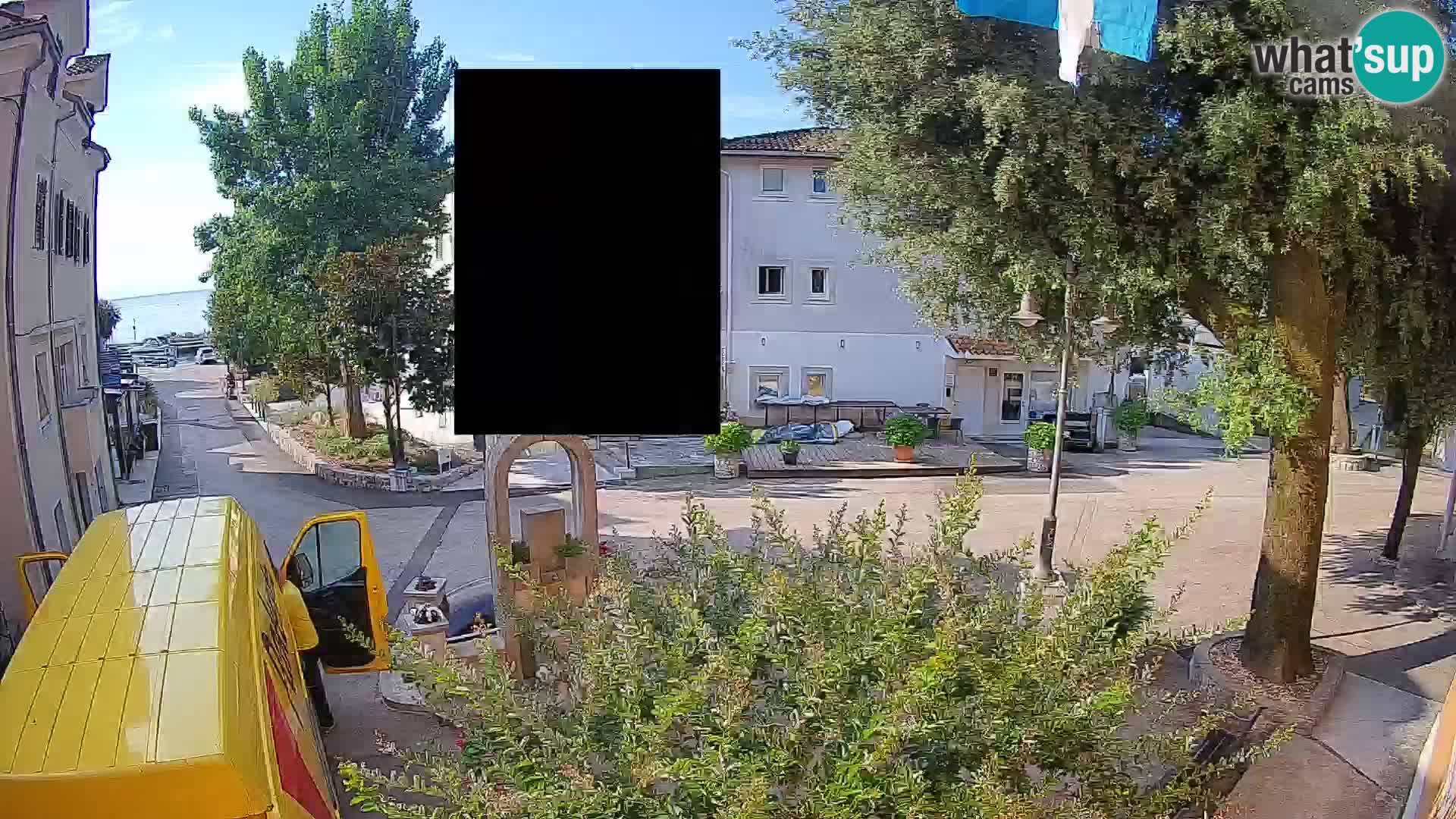 Webcam centre de Mošćenička Draga – Vue en direct du centre-ville