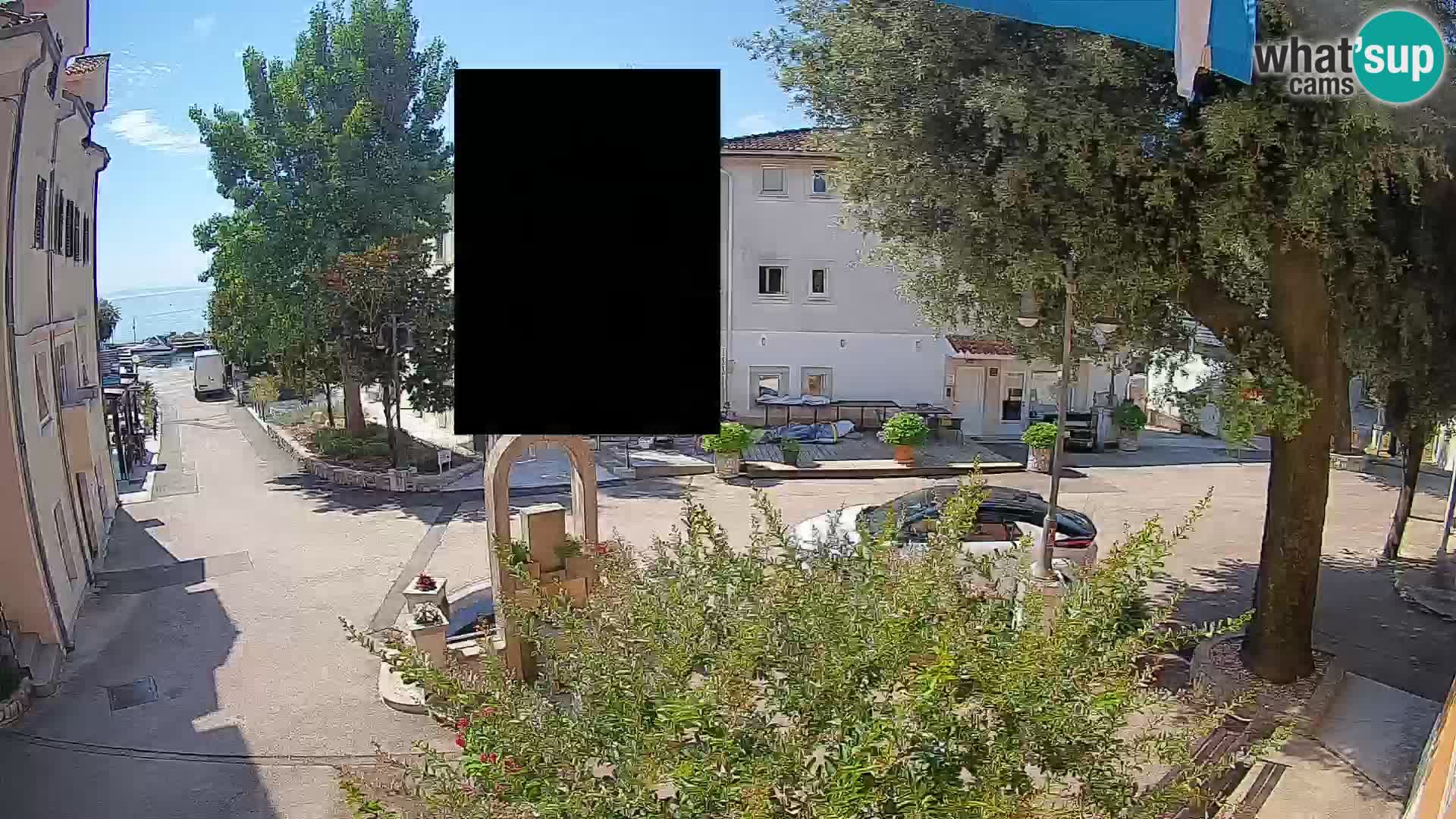 Webcam Centro Draga di Moschiena – Vista live sul centro