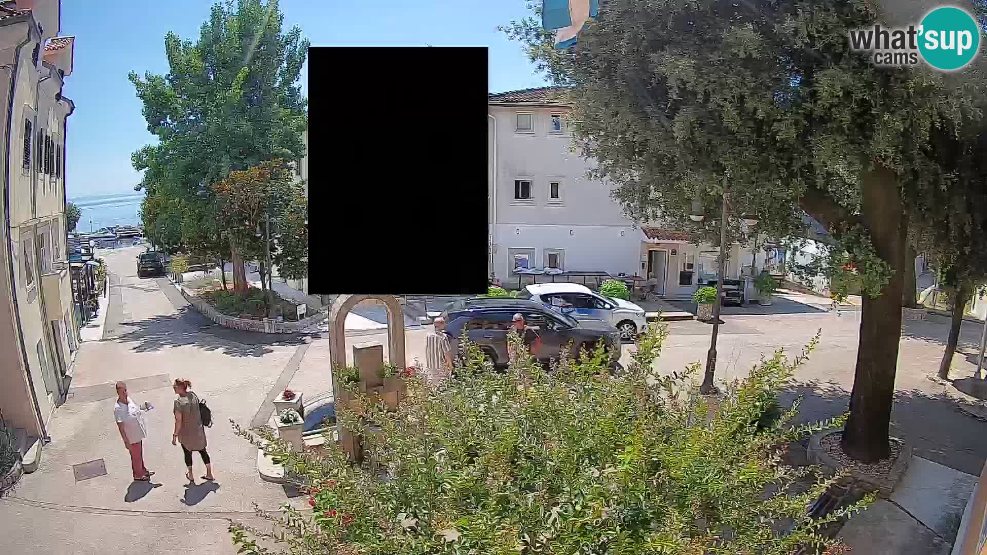 Webcam Centre de Mošćenička Draga – Vue en direct du centre-ville