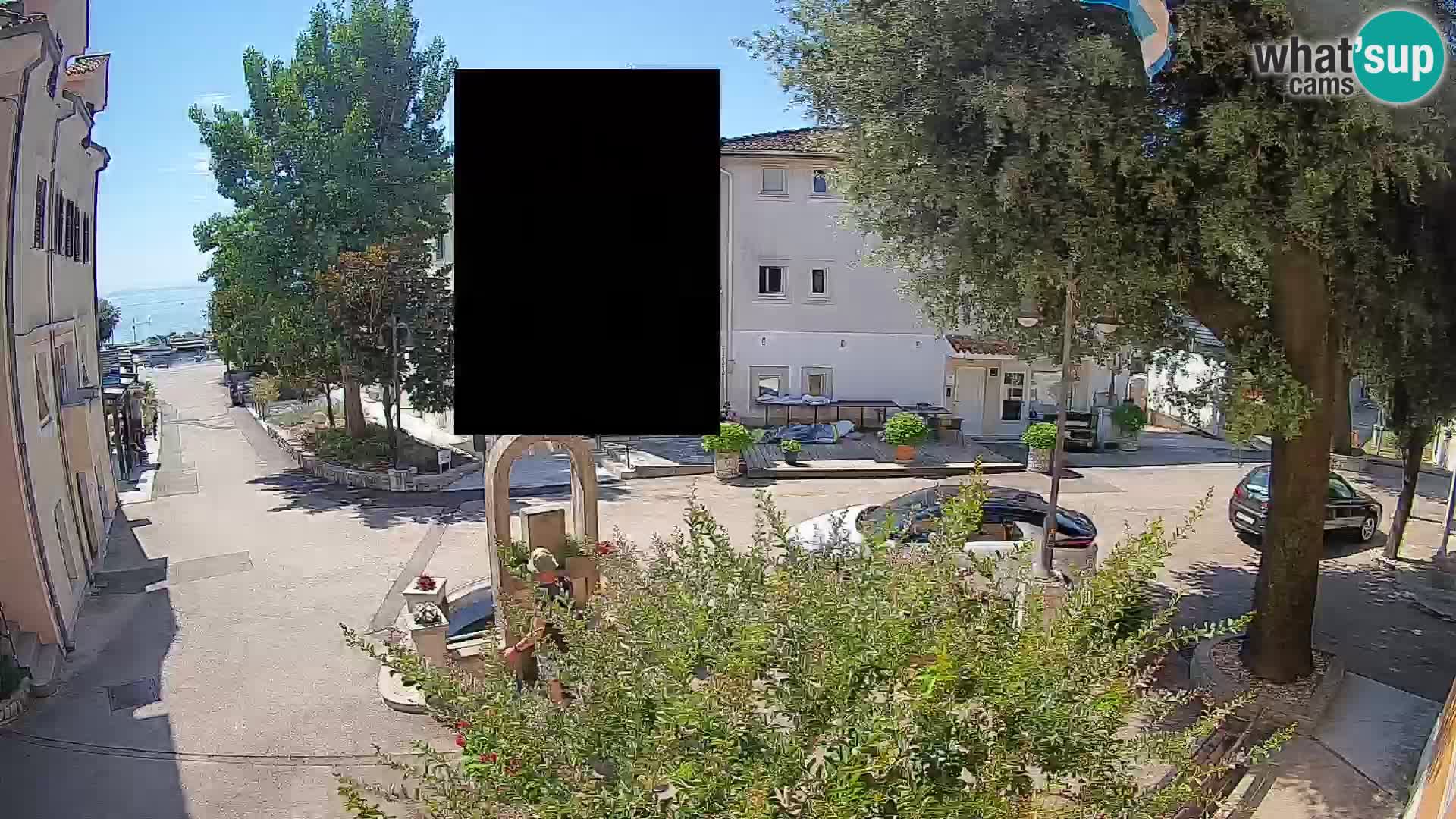 Webcam Mošćenička Draga Zentrum – Liveblick auf das Ortszentrum