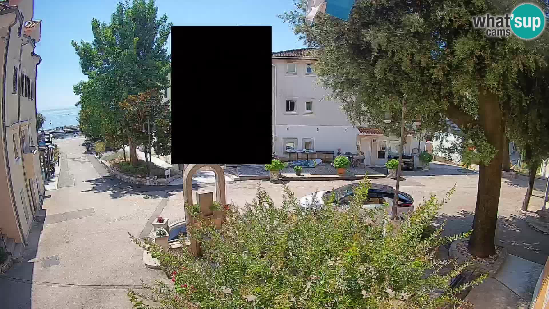 Webcam Centro Draga di Moschiena – Vista live sul centro