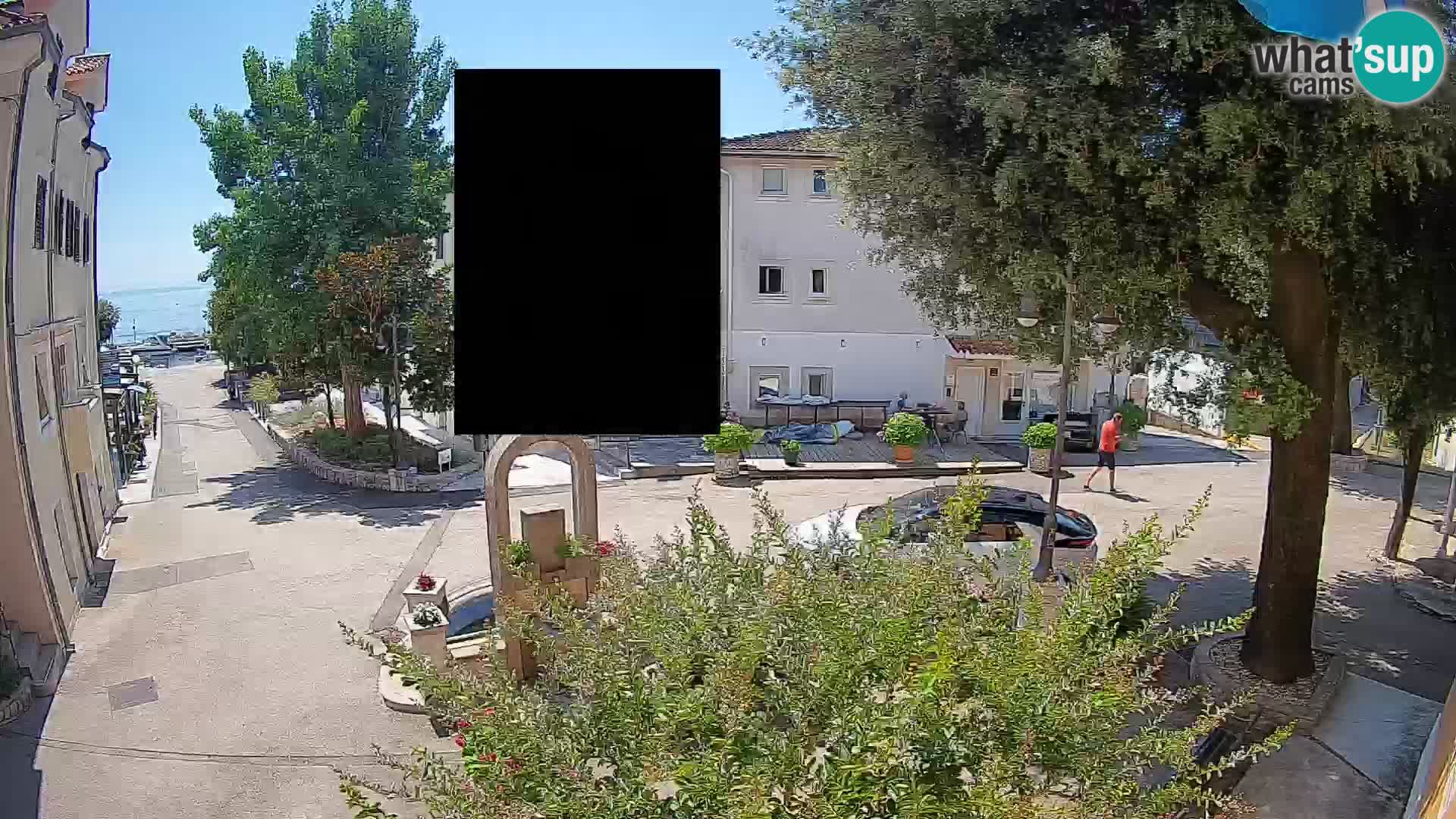 Webcam centre de Mošćenička Draga – Vue en direct du centre-ville