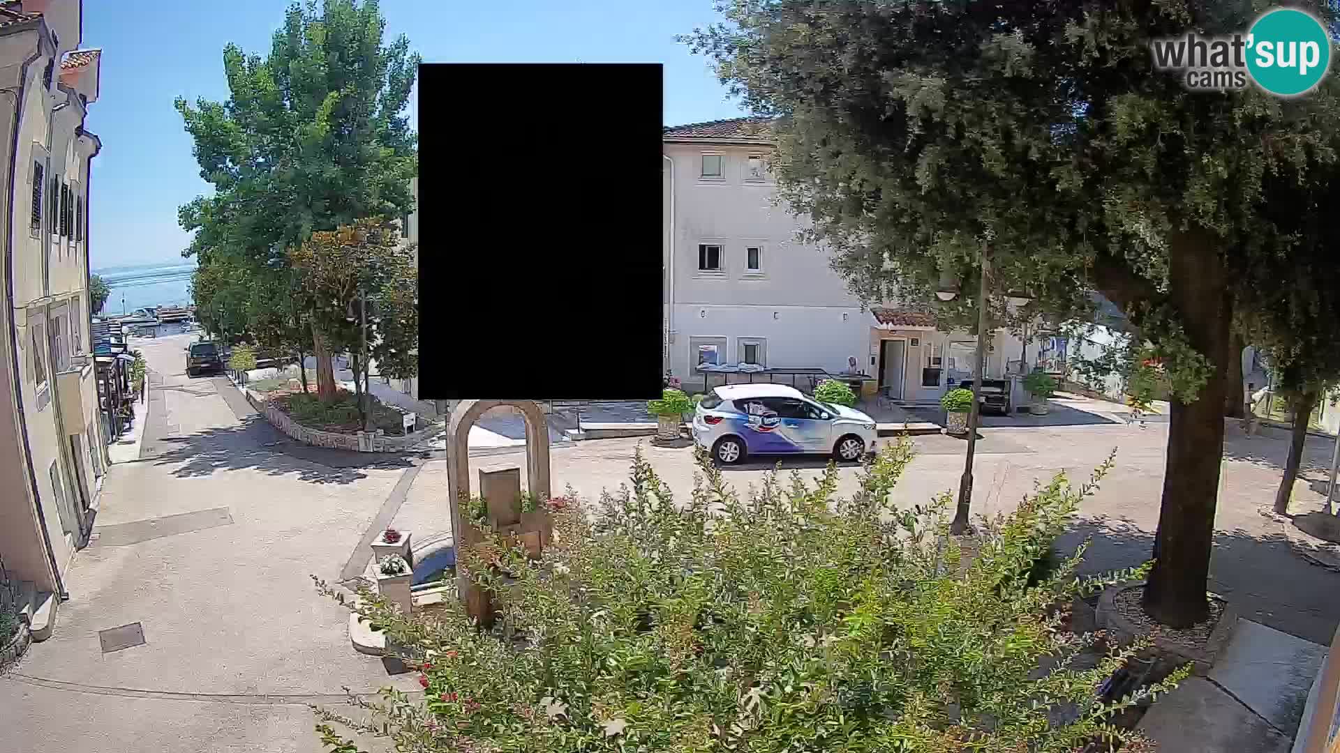 Webcam Centro Draga di Moschiena – Vista live sul centro