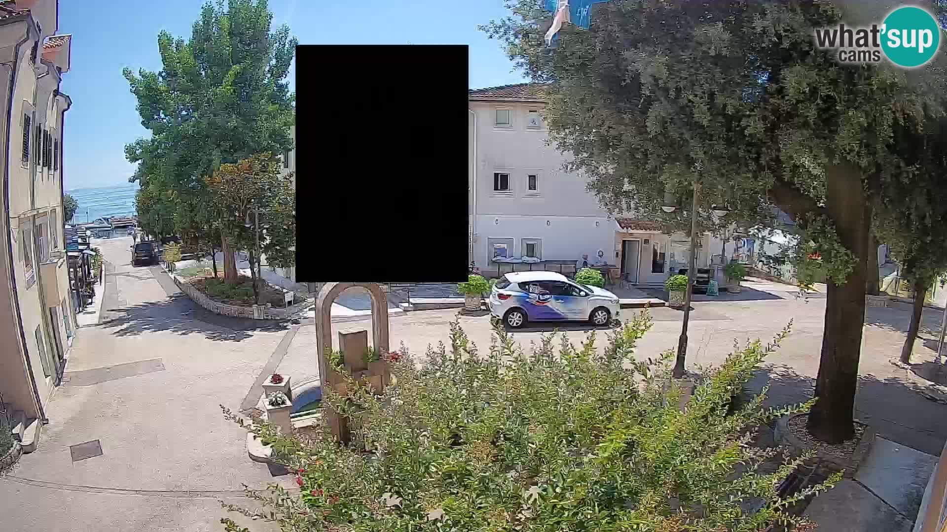 Webcam Centro Draga di Moschiena – Vista live sul centro