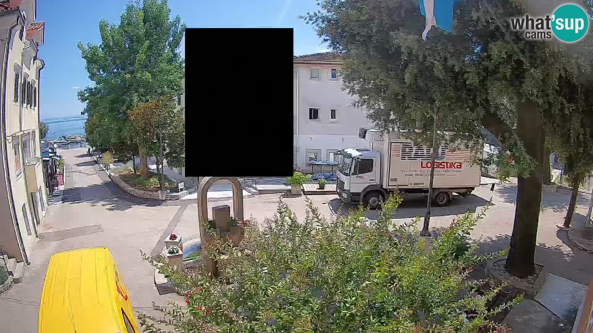 Webcam Mošćenička Draga Center – Live View of the Town Center