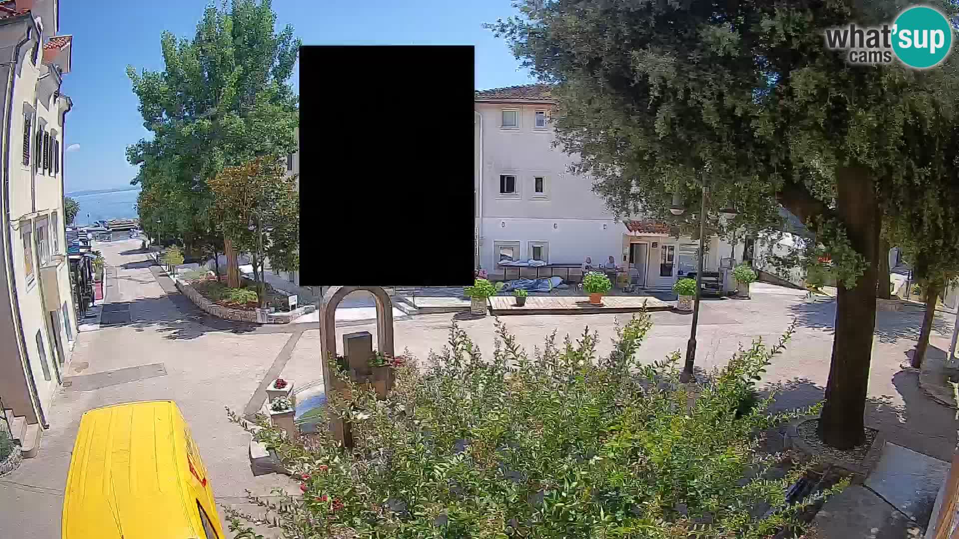 Webcam Centro Draga di Moschiena – Vista live sul centro
