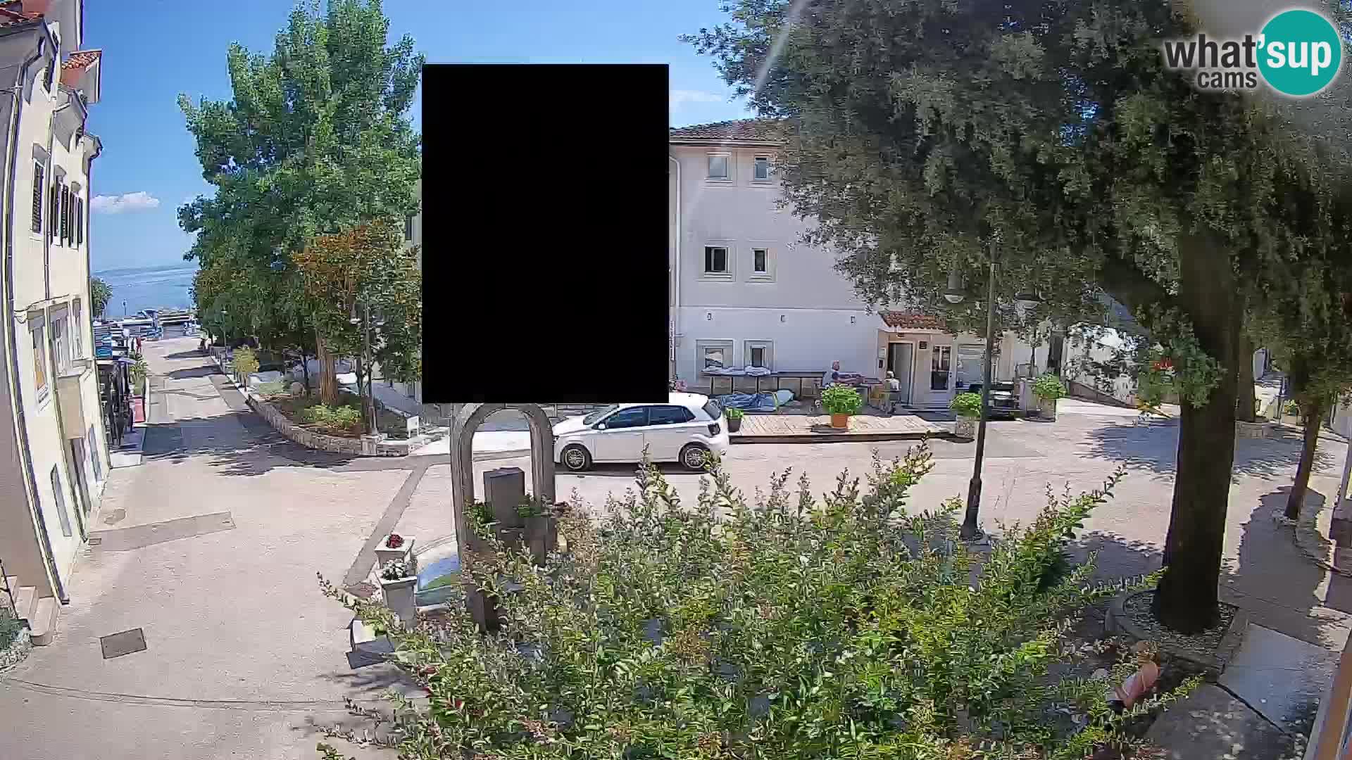 Webcam Centro Draga di Moschiena – Vista live sul centro