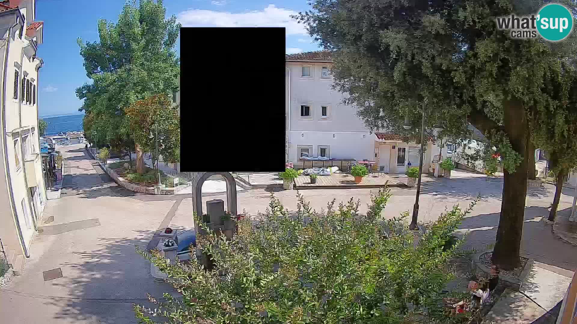 Webcam Mošćenička Draga Zentrum – Liveblick auf das Ortszentrum