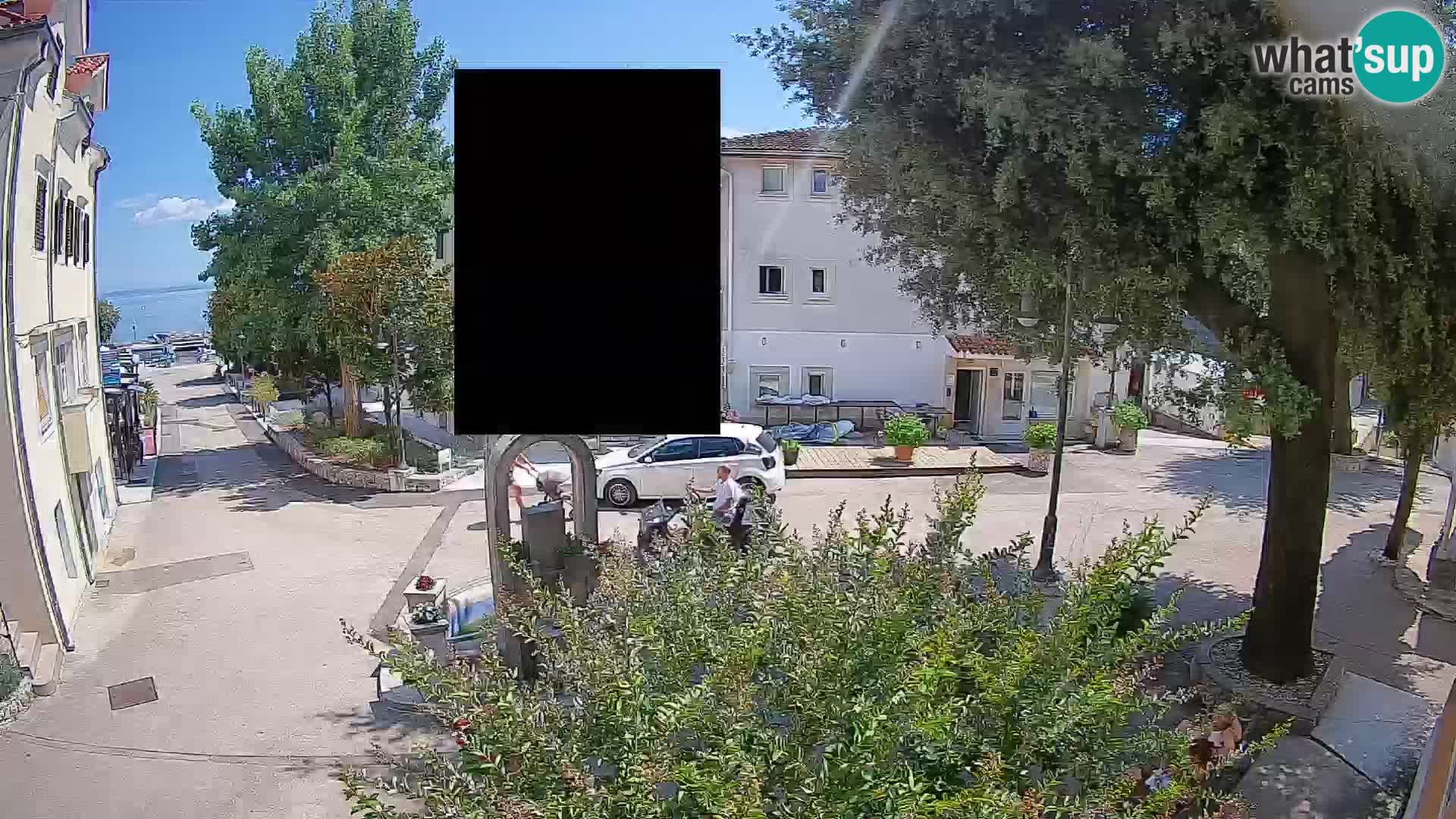 Webcam Mošćenička Draga Zentrum – Liveblick auf das Ortszentrum