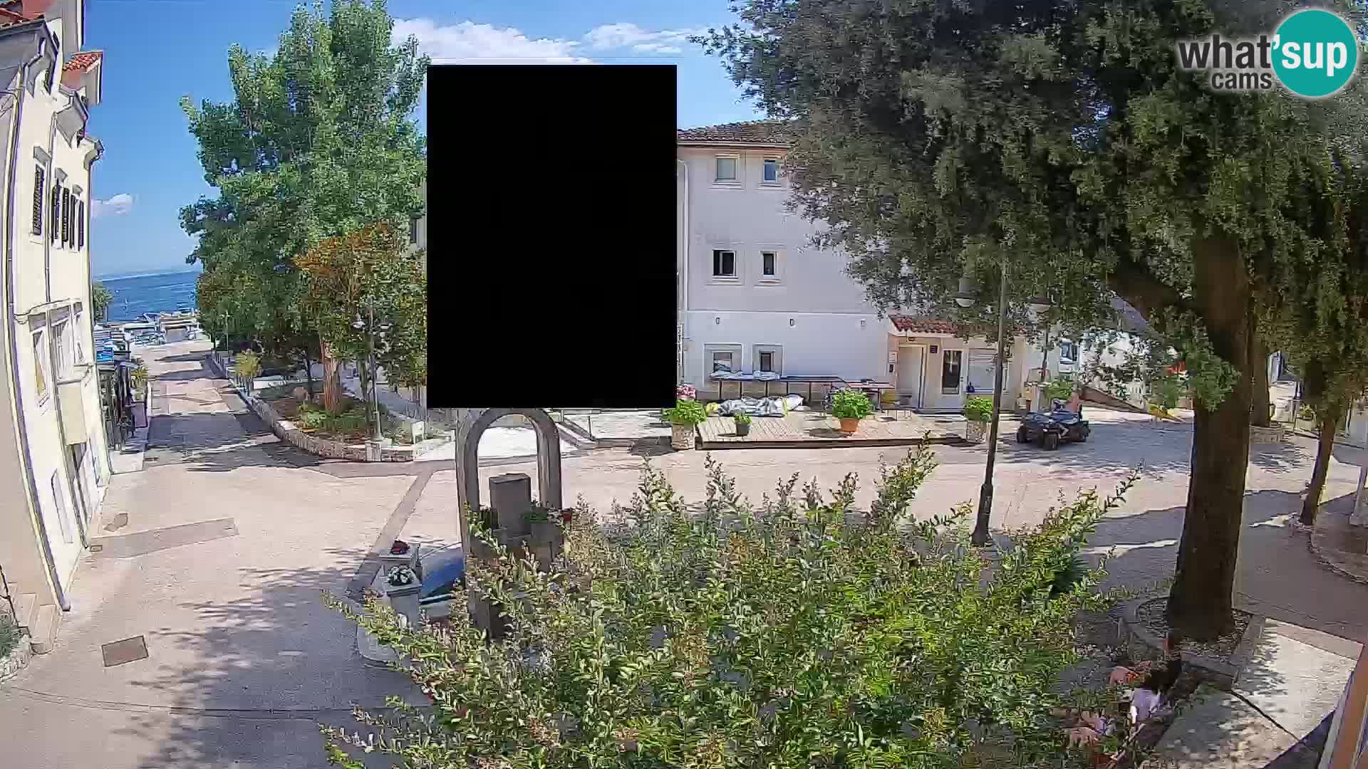 Webcam Mošćenička Draga Zentrum – Liveblick auf das Ortszentrum