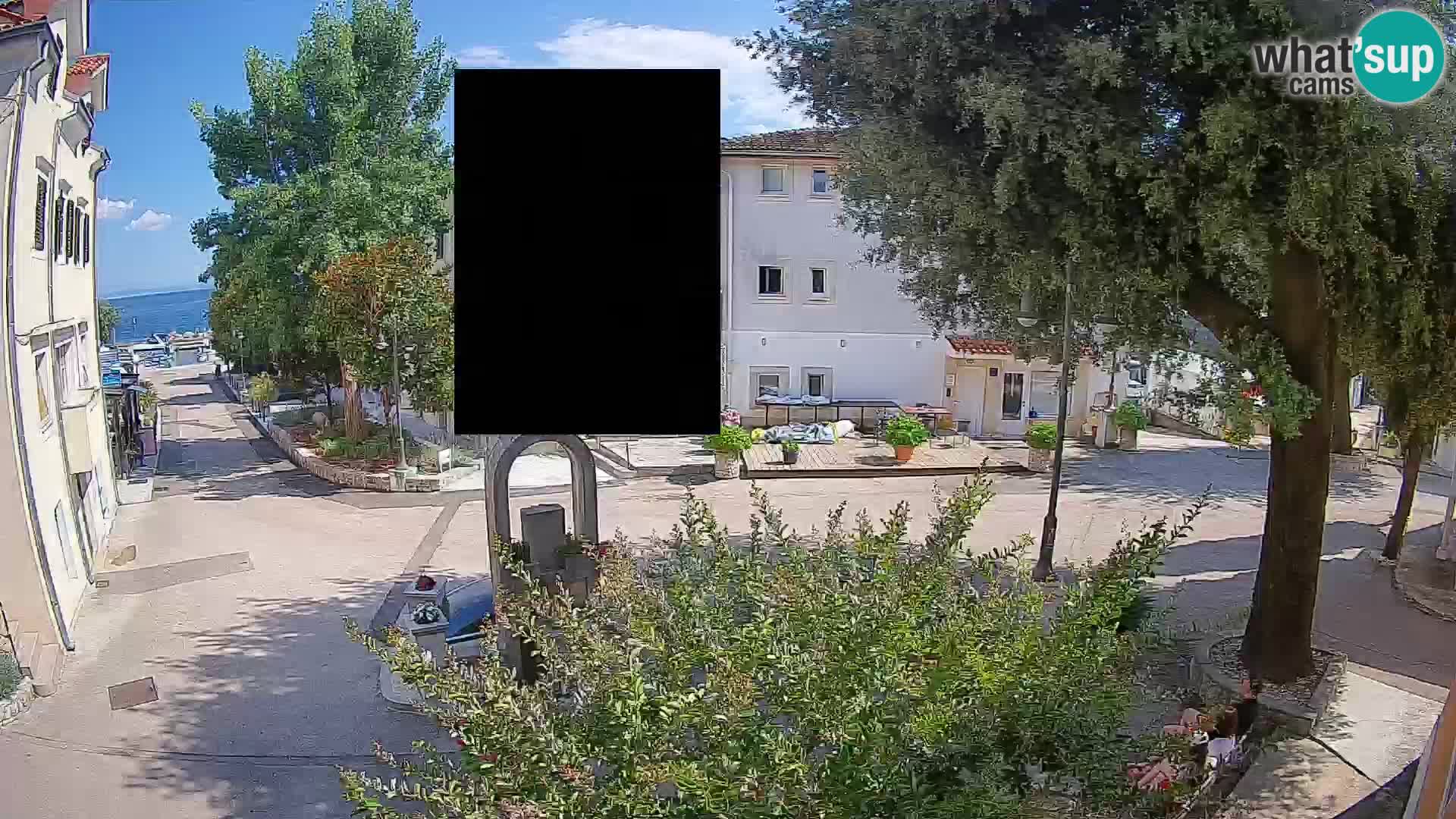 Webcam Mošćenička Draga Zentrum – Liveblick auf das Ortszentrum