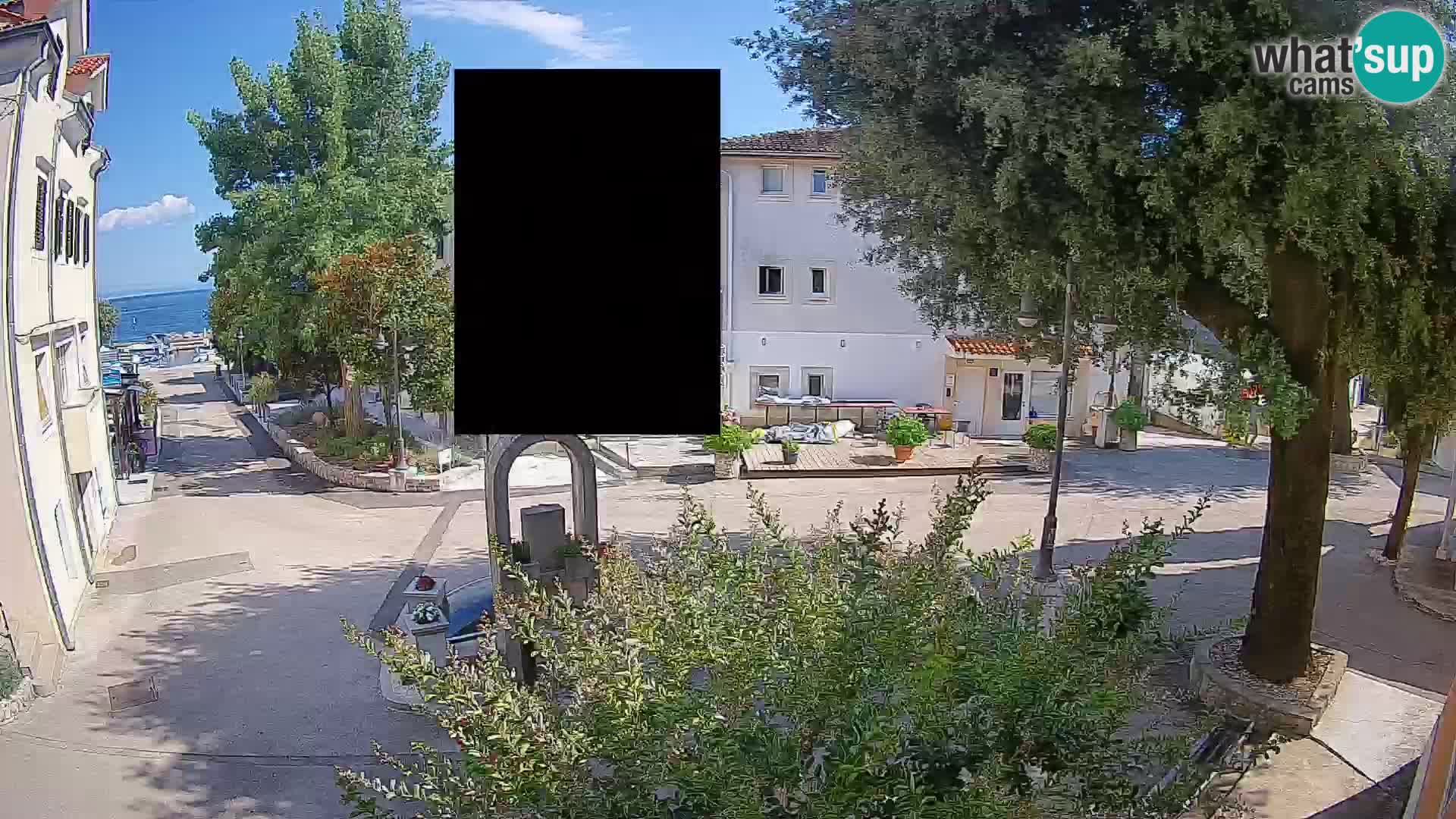 Webcam Centre de Mošćenička Draga – Vue en direct du centre-ville