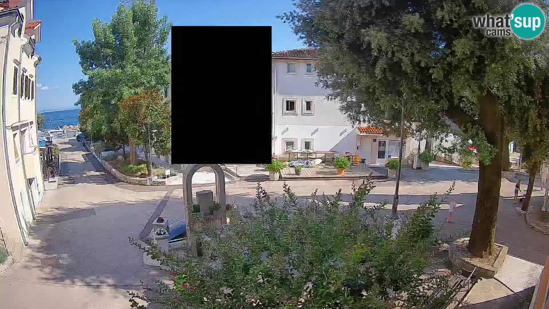 Webcam Centro Draga di Moschiena – Vista live sul centro